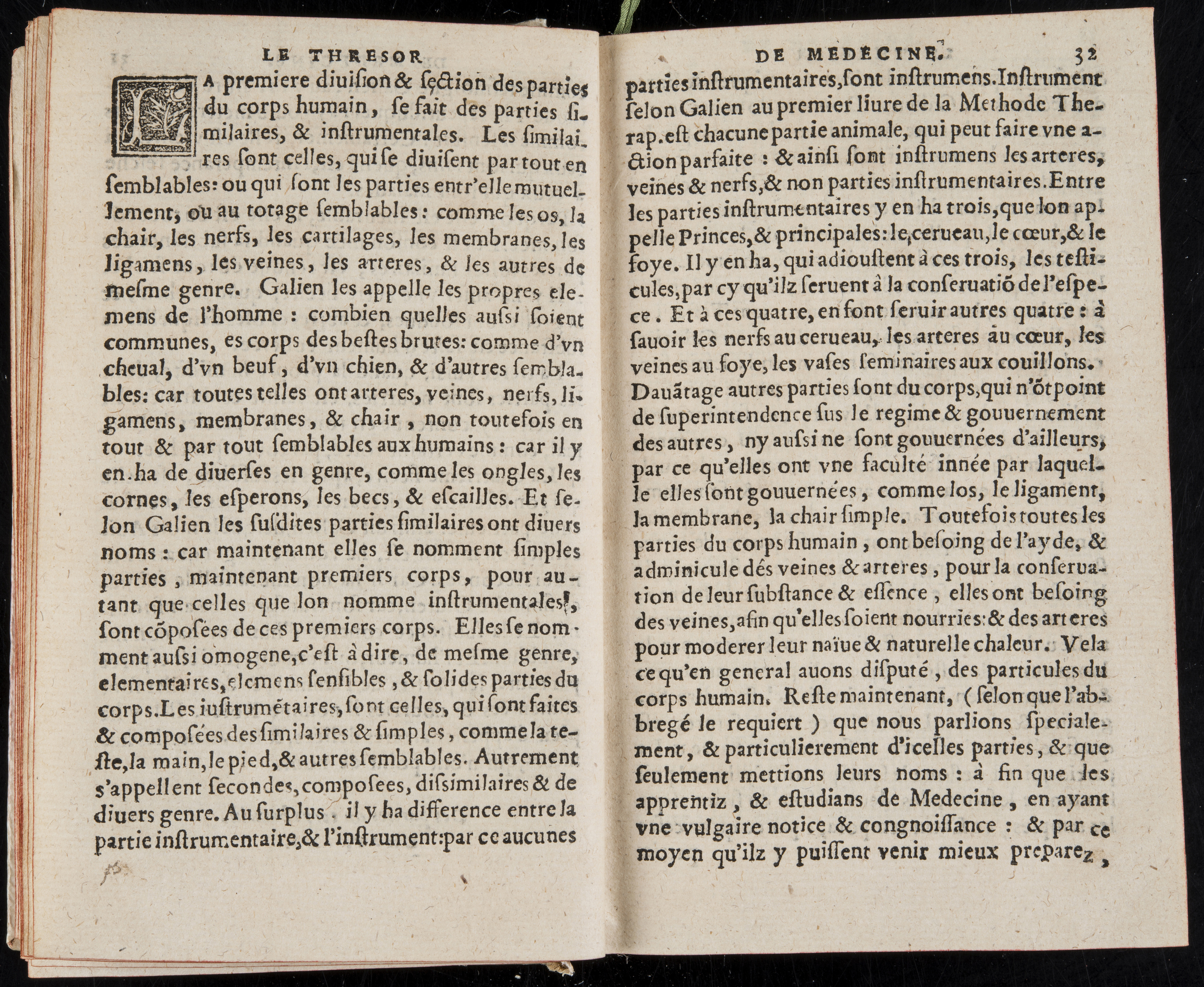 1560 - Nicolas Pelletier - Trésor de médecine - BM Poitiers