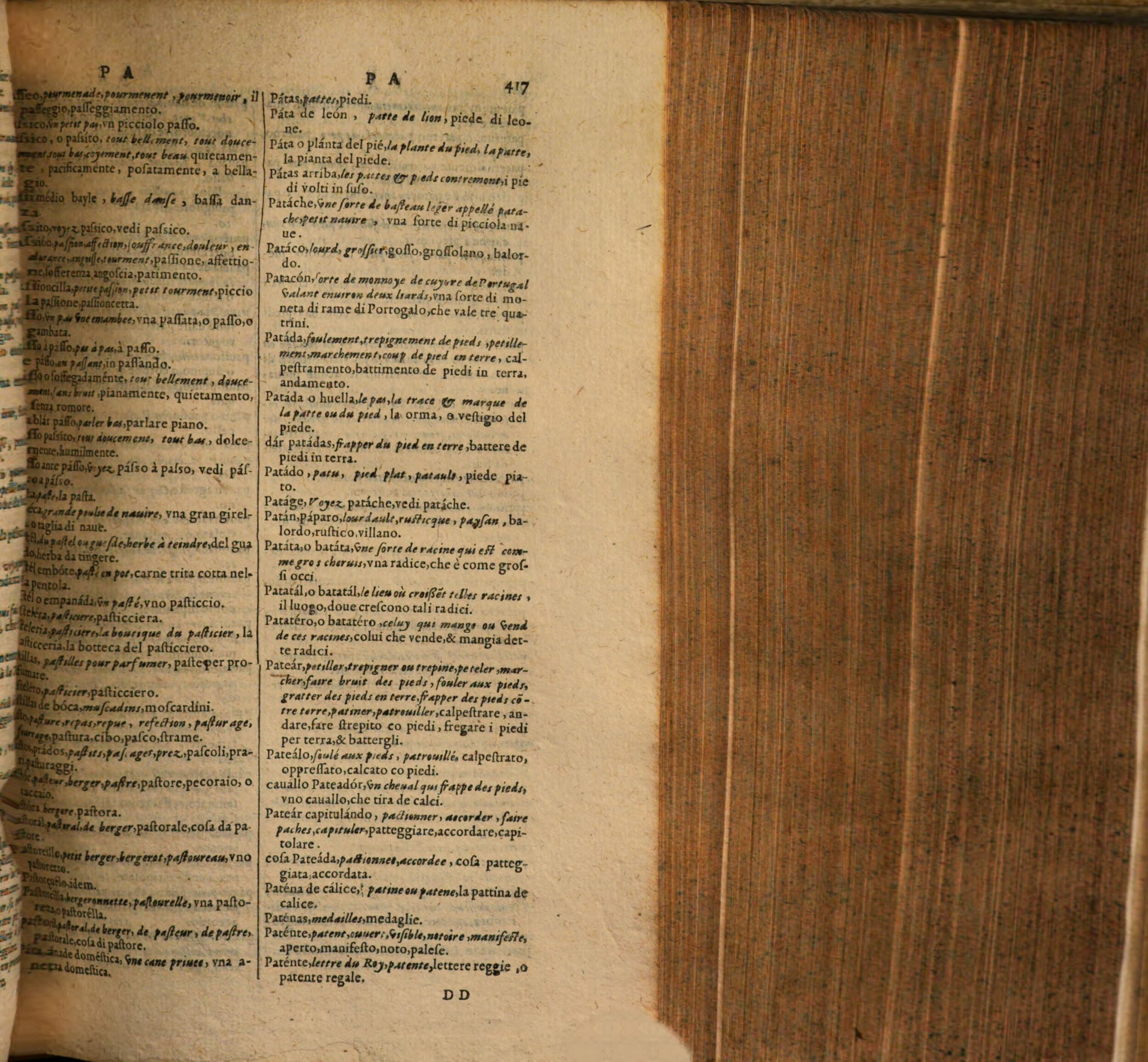 1617 - Samuel Crespin - Trésor des trois langues espagnole, française et italienne (Première partie) - Regensburg
