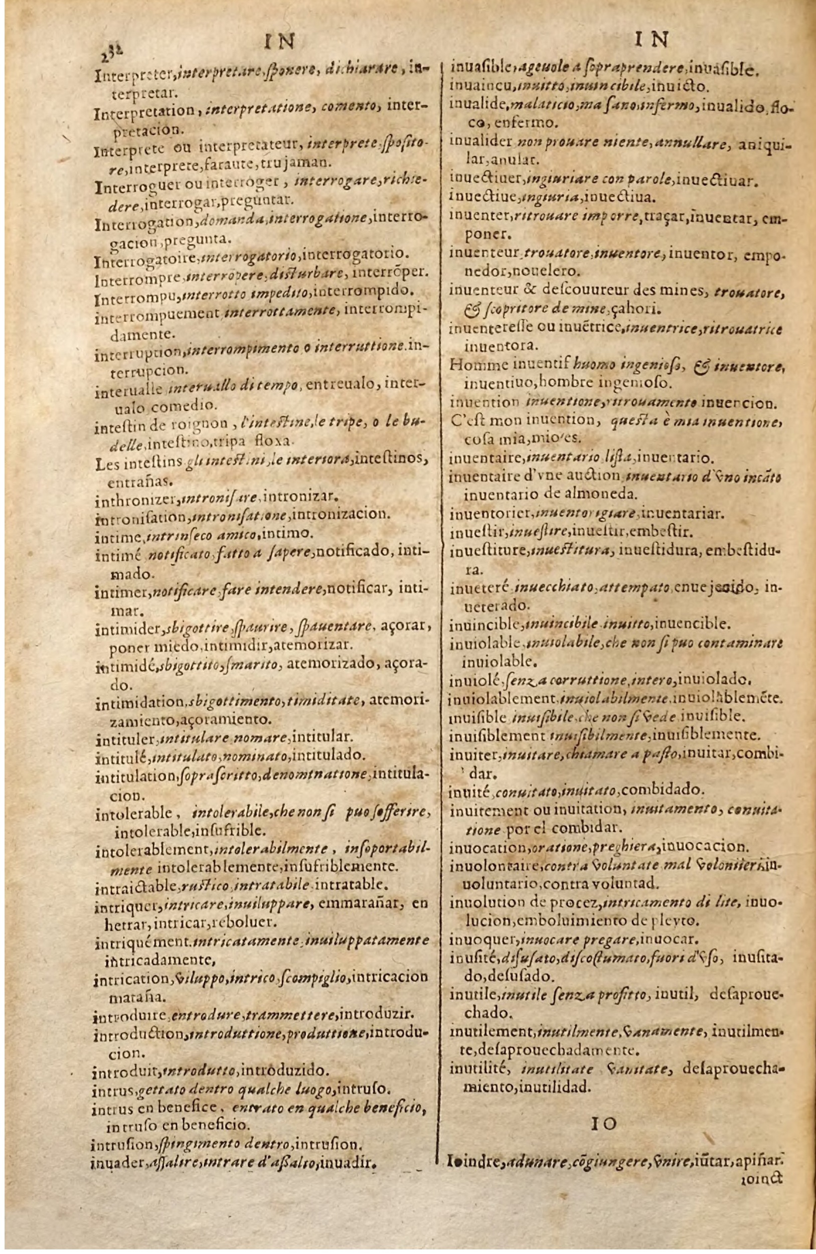 1627 - Jacques Crespin - Trésor des trois langues (Seconde partie) - Regensburg