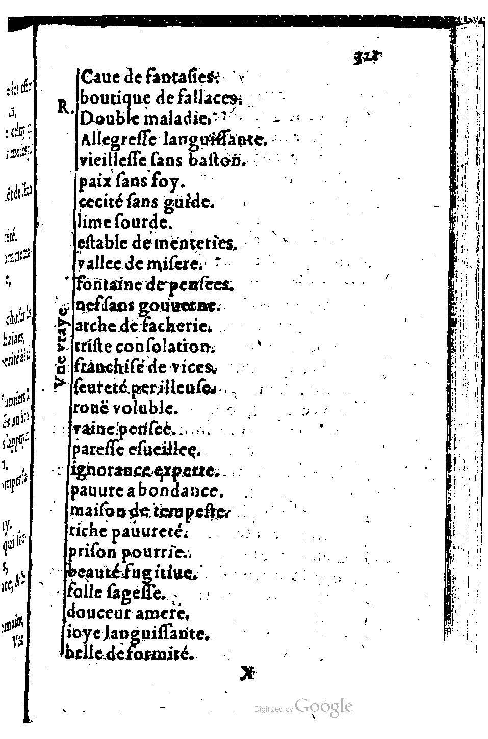 1582 - Nicolas Bonfons - Trésor des sentences dorées - BM Lyon