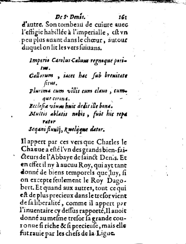 1636 - Jean Billaine - Trésor sacré ou inventaire des saintes reliques - British Library