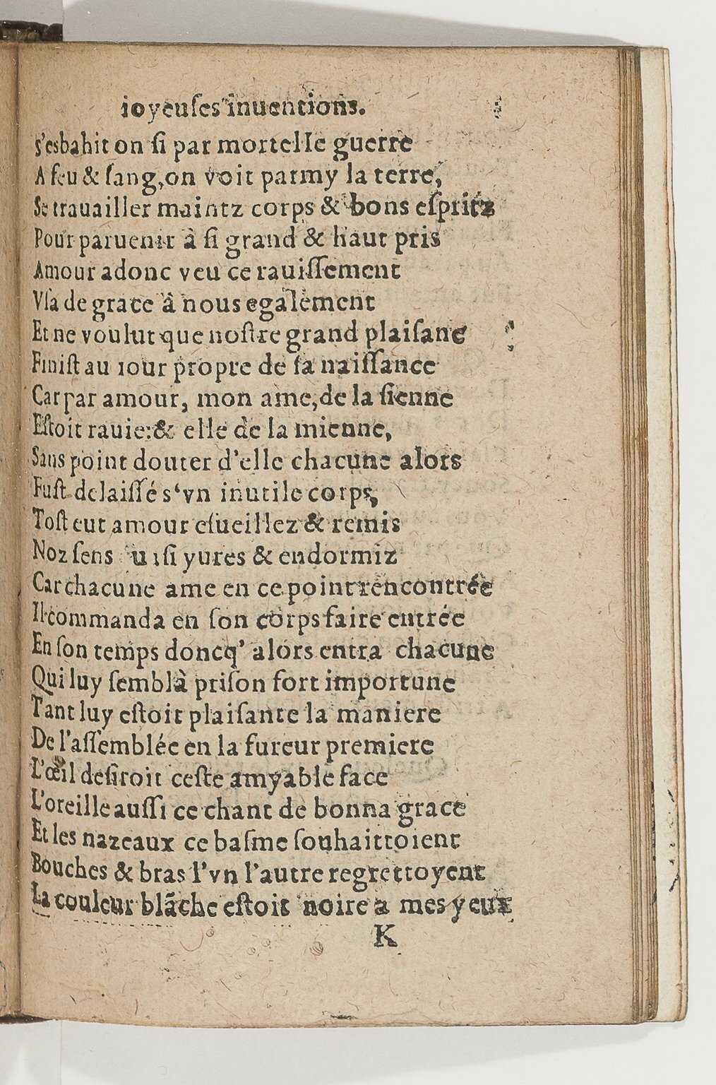 1568c. - Veuve Jean Bonfons - Trésor des joyeuses inventions du parangon de poésies - BnF Arsenal