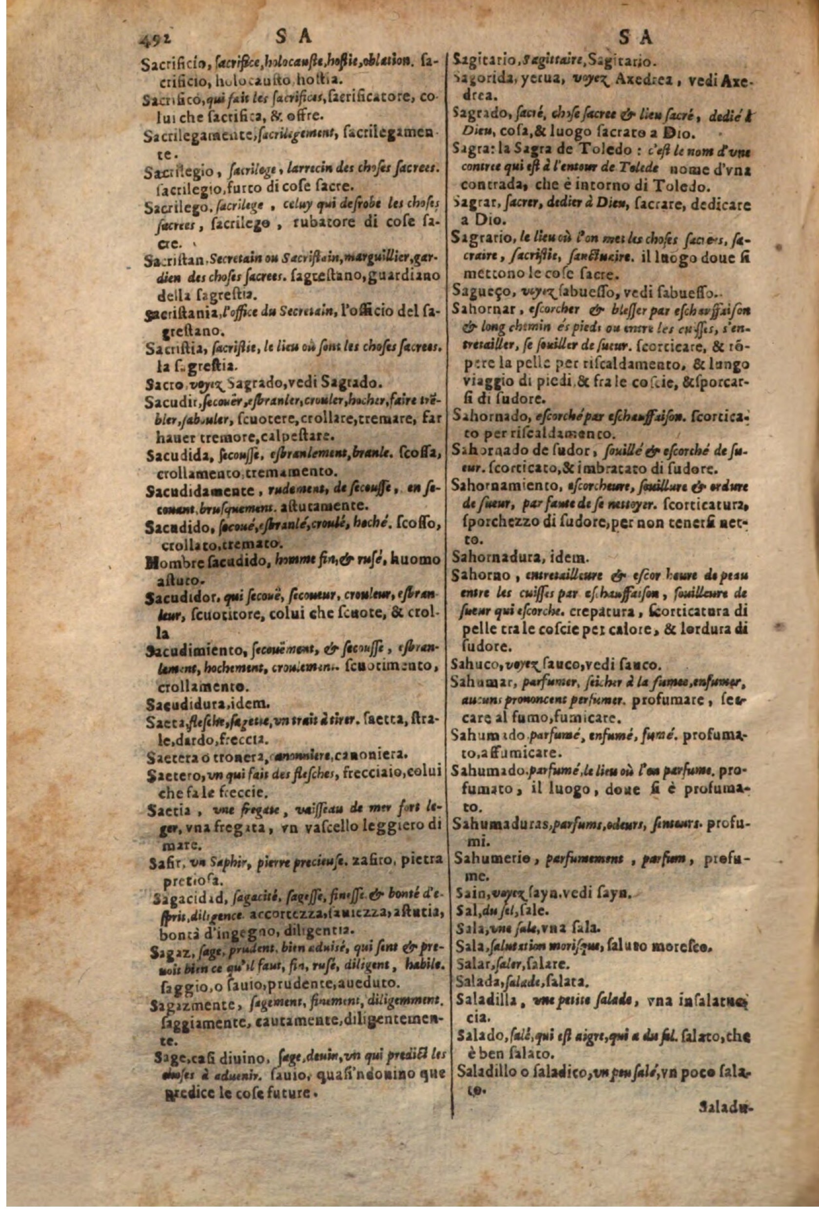 1637 - Jacques Crespin - Trésor des trois langues (Trois parties) - BSB Munich 1637 - Jacques Crespin - Trésor des trois langues (Trois parties) - BSB Munich