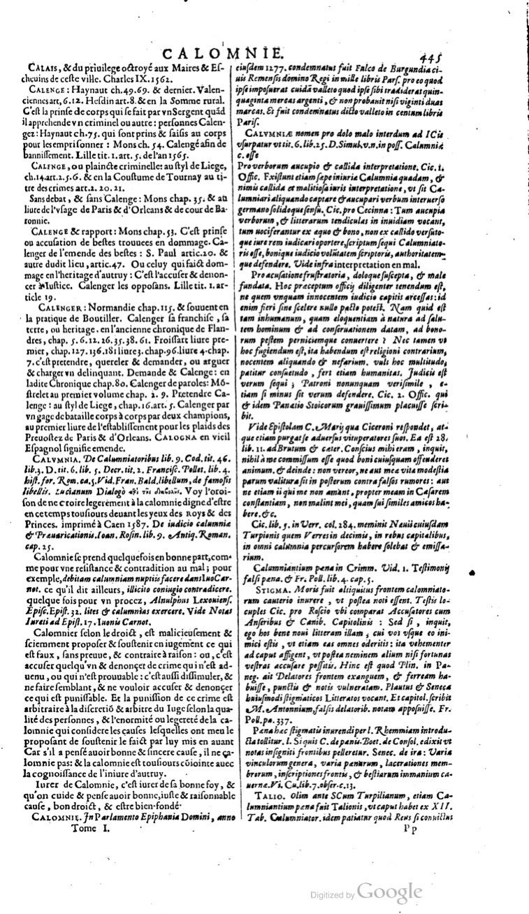 1629 - Veuve Nicolas Buon - Trésor du droit français (21754 T. 1) - BM Lyon