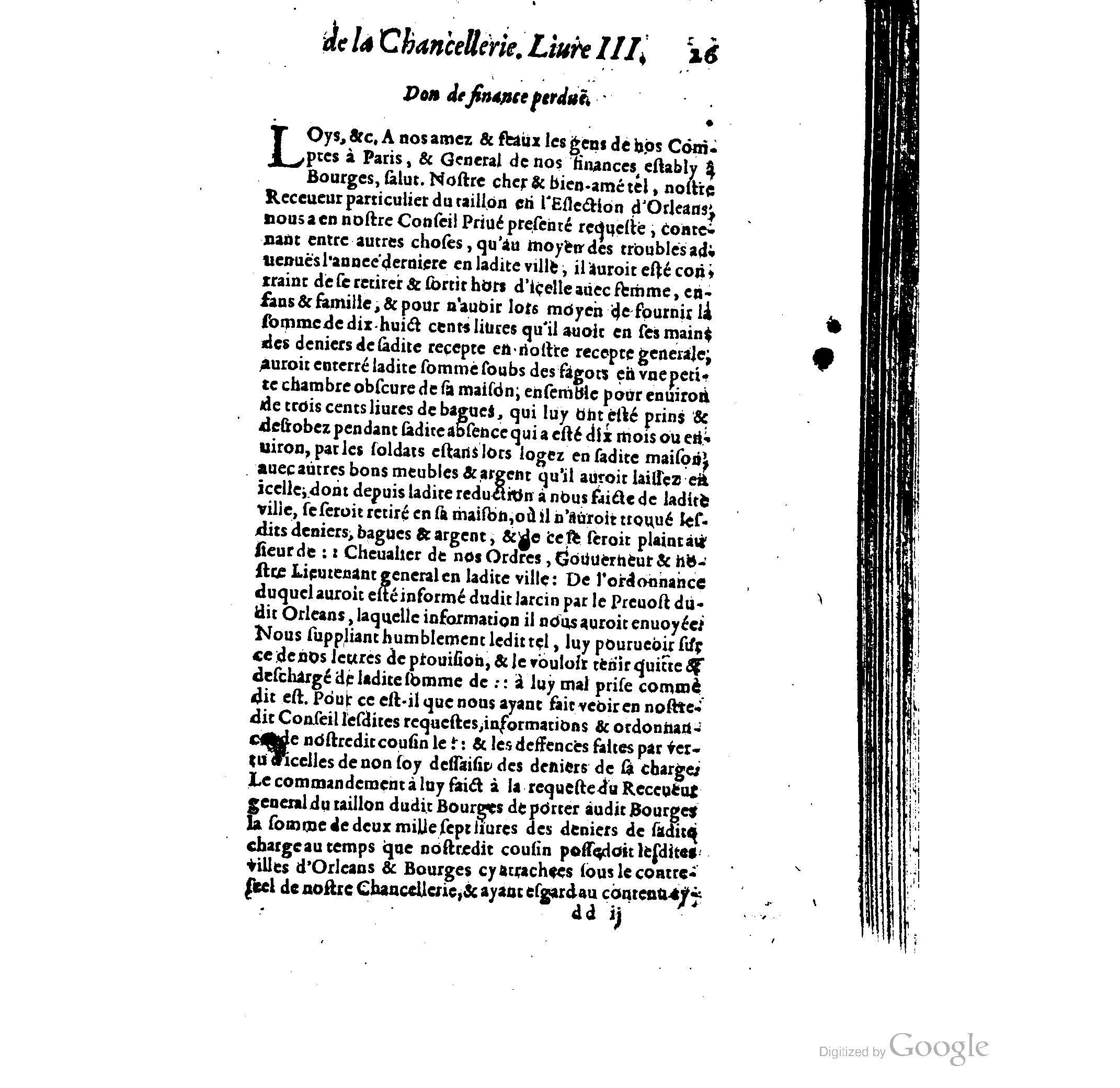 1614 - Jean Richer - Trésor du nouveau style et protocole de la chancellerie de France - BSB Munich