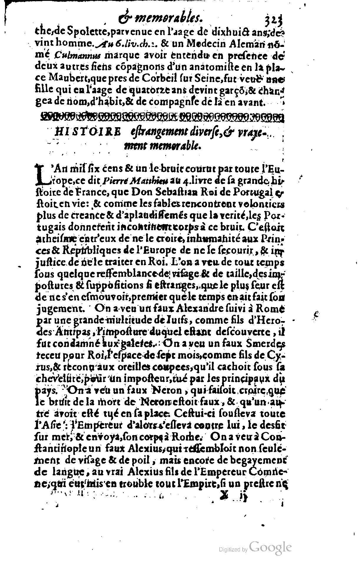 1628 - Jacques Crespin - Trésor d’histoires admirables et mémorables - BSB Munich