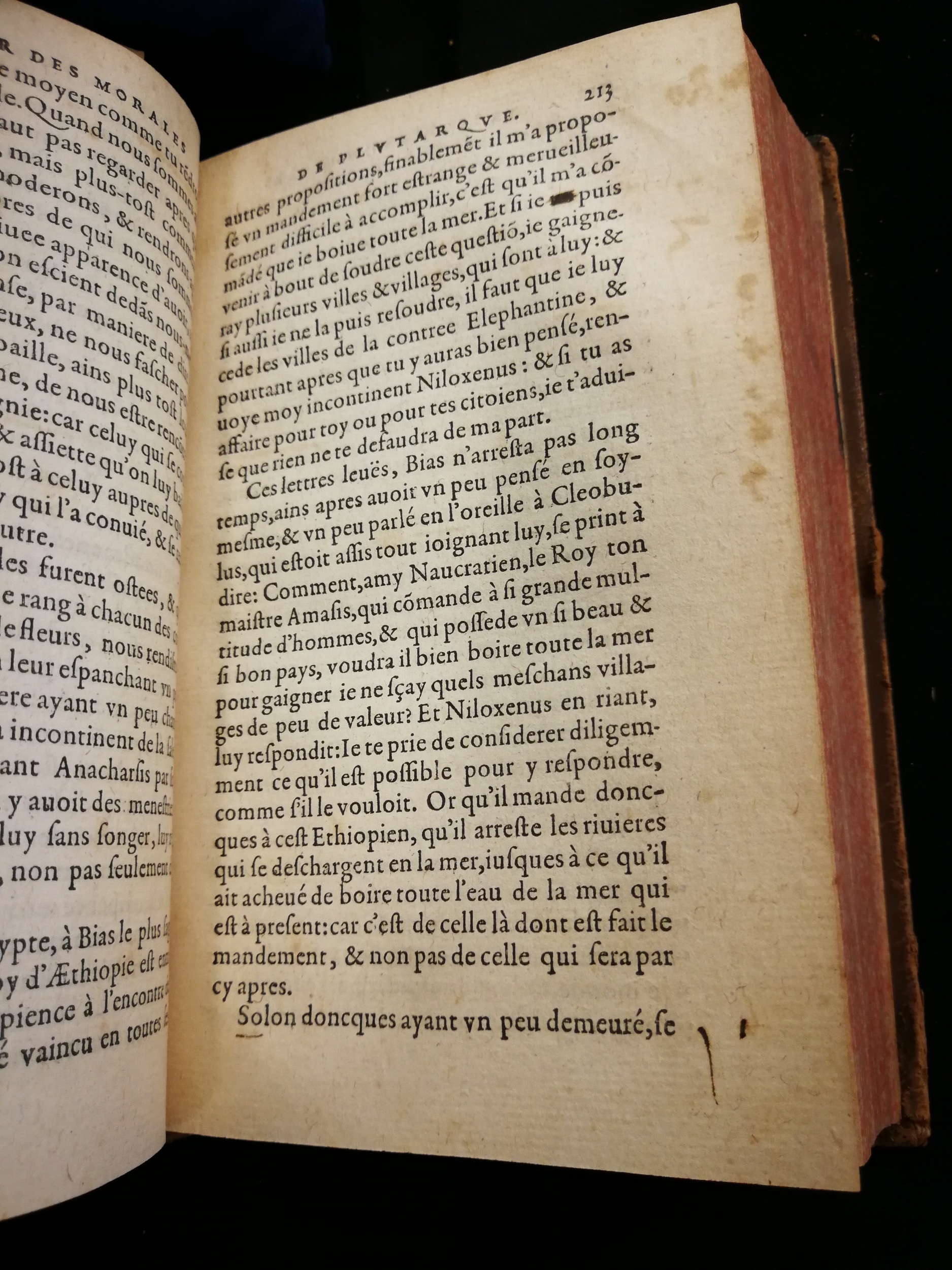 1577 - Jean Poupy - Trésor des morales de Plutarque - Les Méjanes, Aix-en-Provence 1577 - Jean Poupy - Trésor des morales de Plutarque - Les Méjanes, Aix-en-Provence