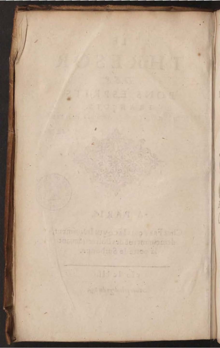 1602 - François Jacquin - Trésor des bons esprits français - BnF Arsenal