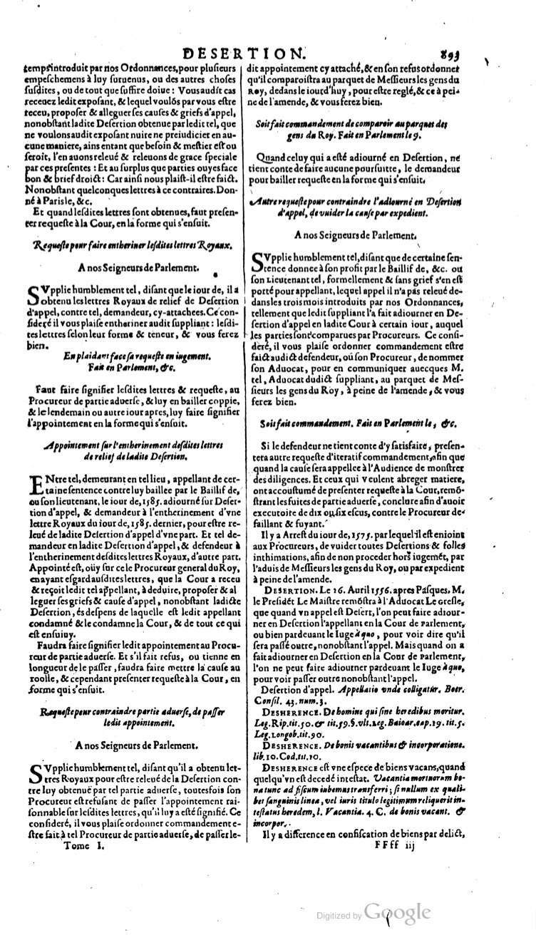 1629 - Veuve Nicolas Buon - Trésor du droit français (21754 T. 1) - BM Lyon 1629 - Veuve Nicolas Buon - Trésor du droit français (21754 T. 1) - BM Lyon