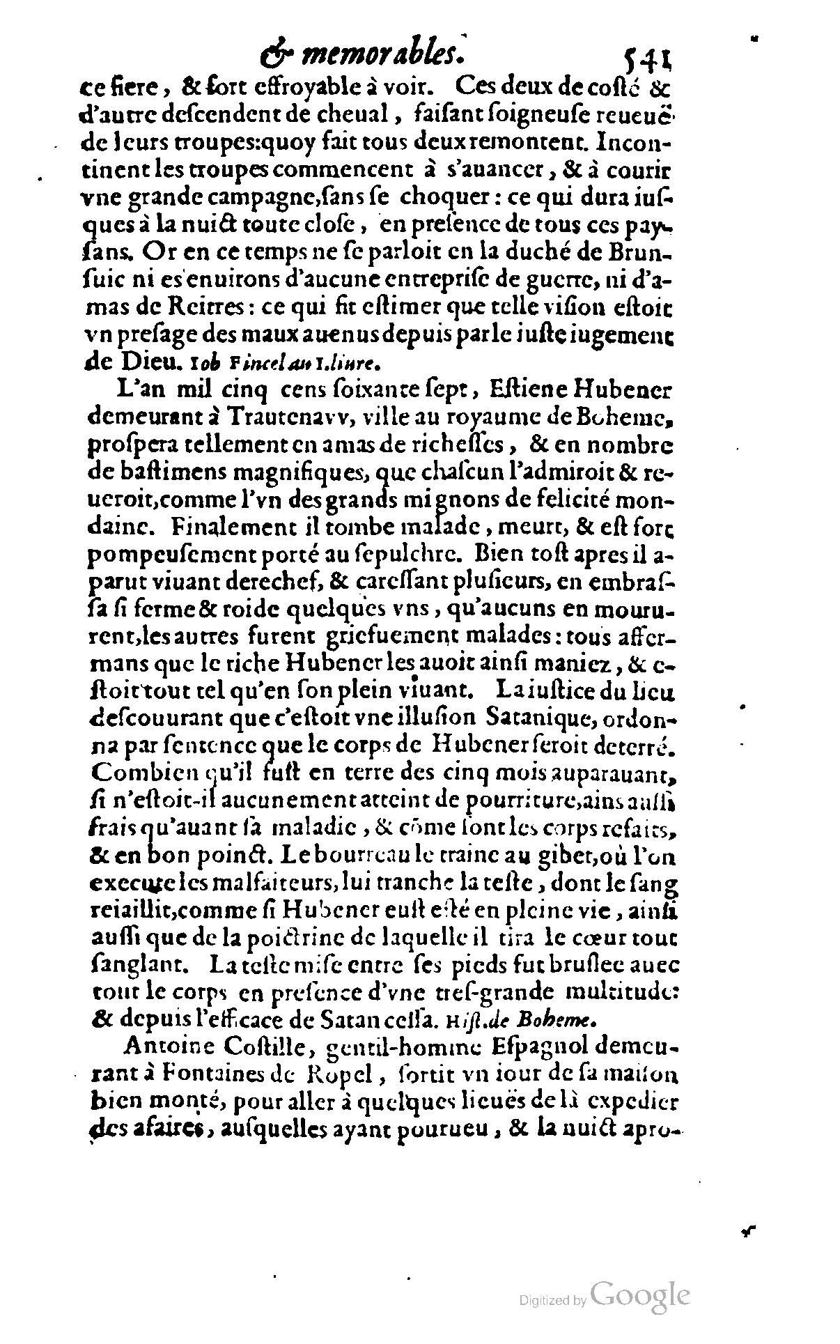 1620 - Samuel Crespin - Trésor d’histoires admirables et mémorables - BCU Lausanne 1620 - Samuel Crespin - Trésor d’histoires admirables et mémorables - BCU Lausanne