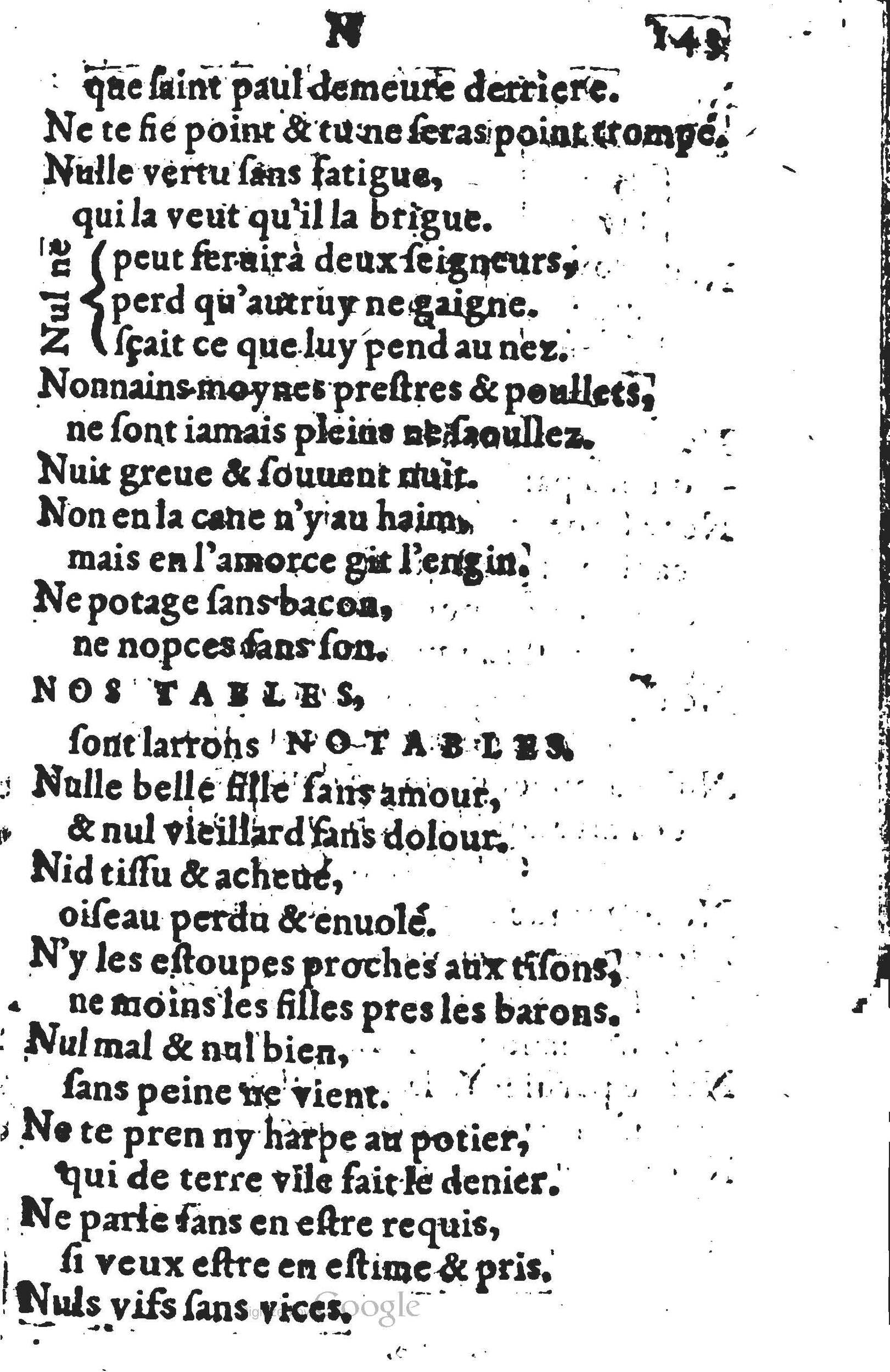 1578 - Nicolas Lescuyer - Trésor des sentences dorées - UGent