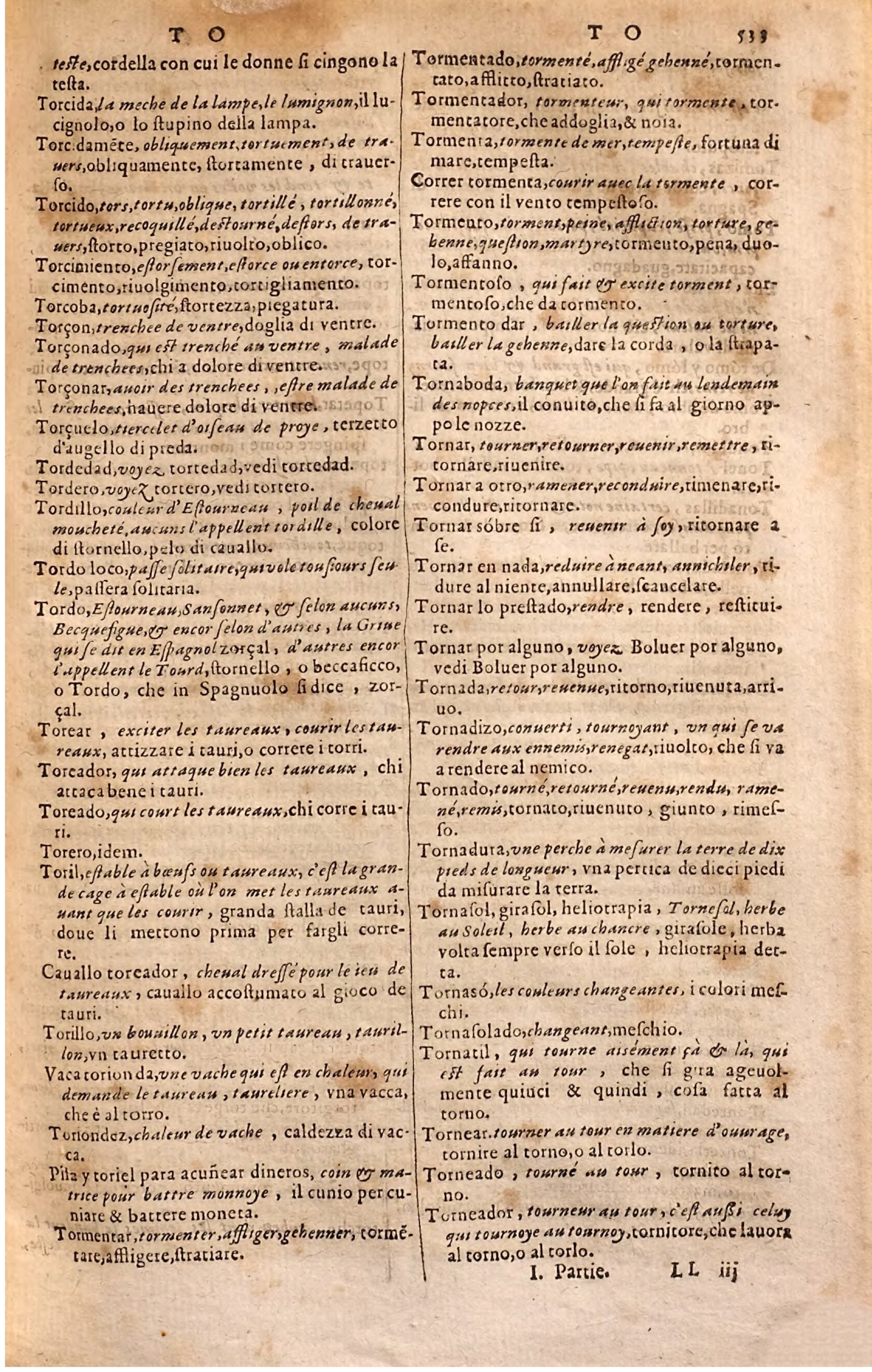 1627 - Jacques Crespin - Trésor des trois langues - Regensburg