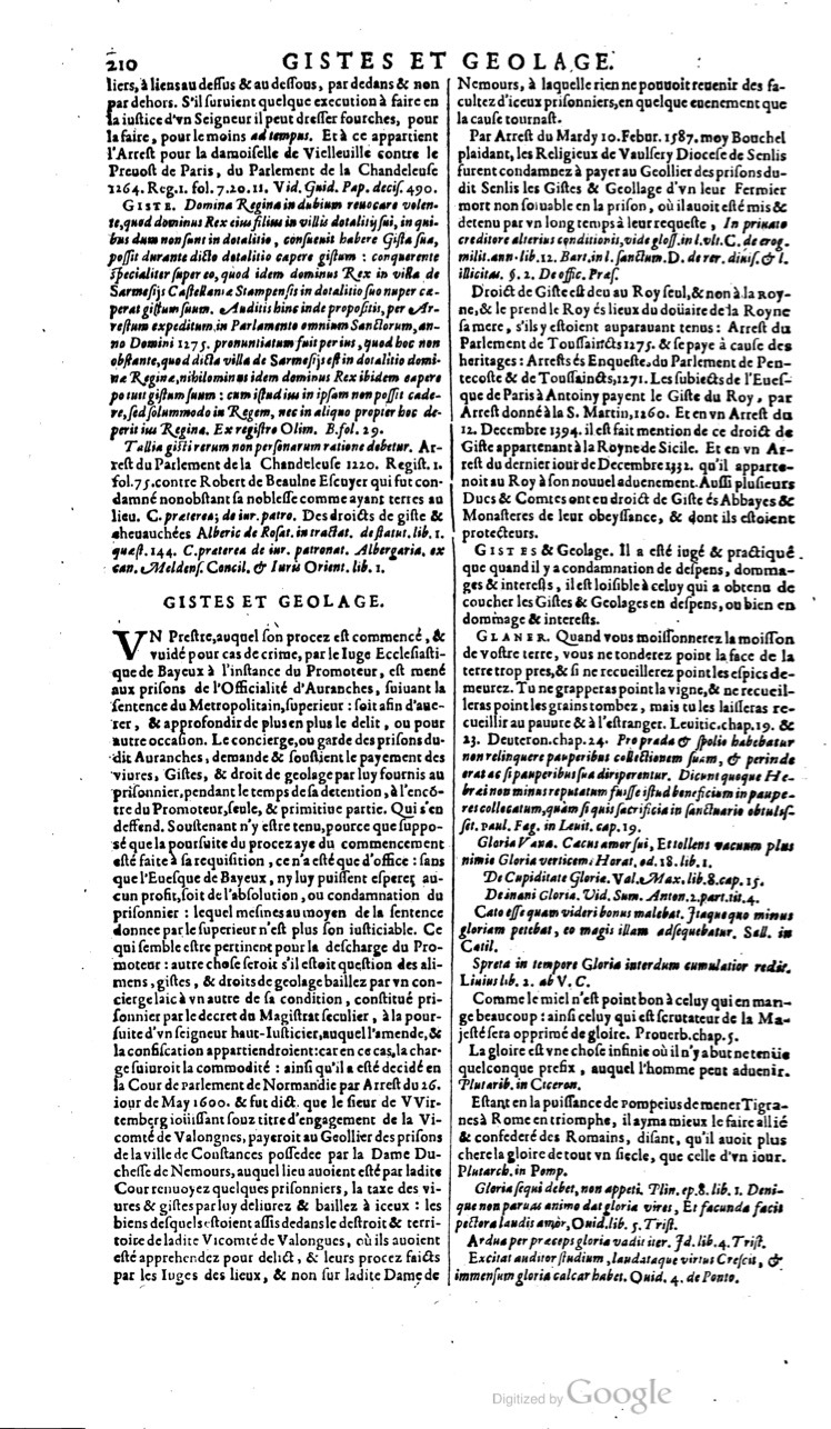 1629 - Veuve Nicolas Buon - Trésor du droit français (21754 T. 2) - BM Lyon
