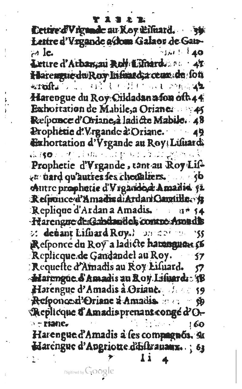 1567 - Jean Pygot - Trésor des Amadis - BM Lyon 1567 - Jean Pygot - Trésor des Amadis - BM Lyon