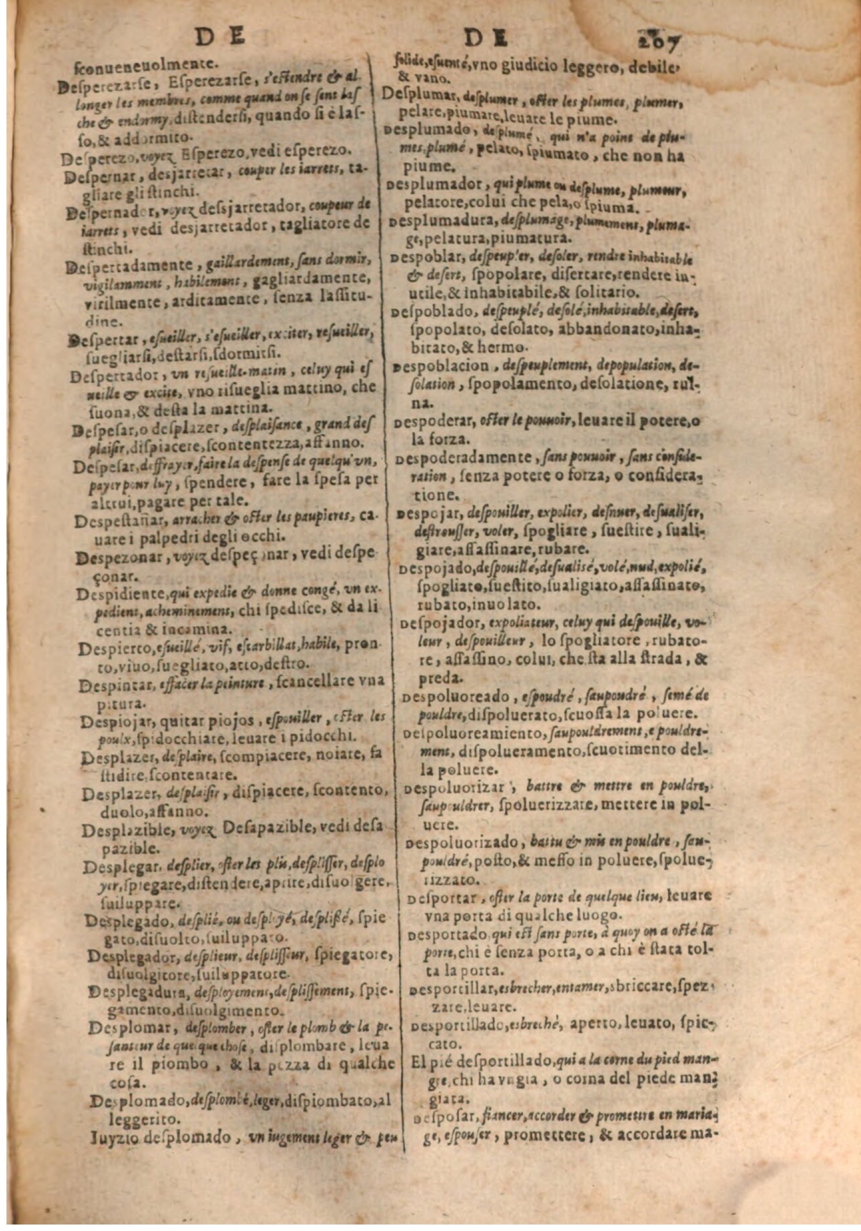 1637 - Jacques Crespin - Trésor des trois langues (Trois parties) - BSB Munich 1637 - Jacques Crespin - Trésor des trois langues (Trois parties) - BSB Munich