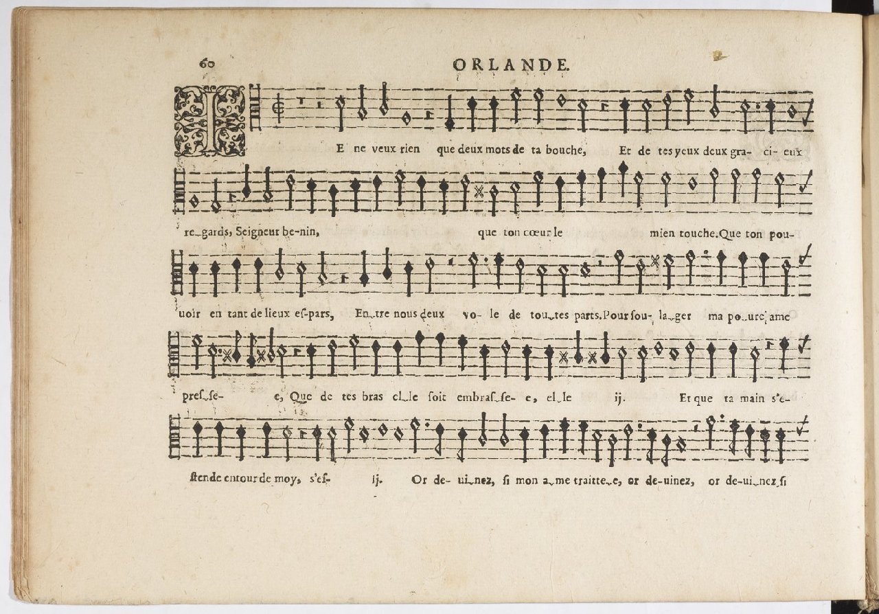 1594 - Paul Marceau - Trésor de musique d&#039;Orlande de Lassus, Superius, Bassus, Tenor, Quinta pars - BnF