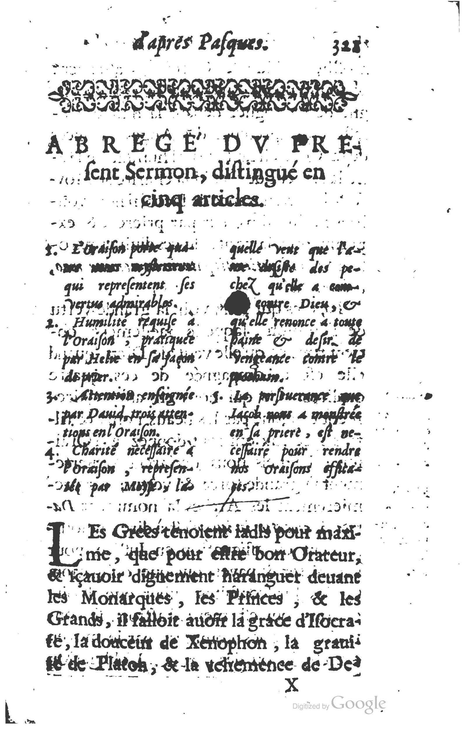 1629 - Manassés de Préaulx - Sermons ou Trésors de la piété chrétienne - BM Lyon