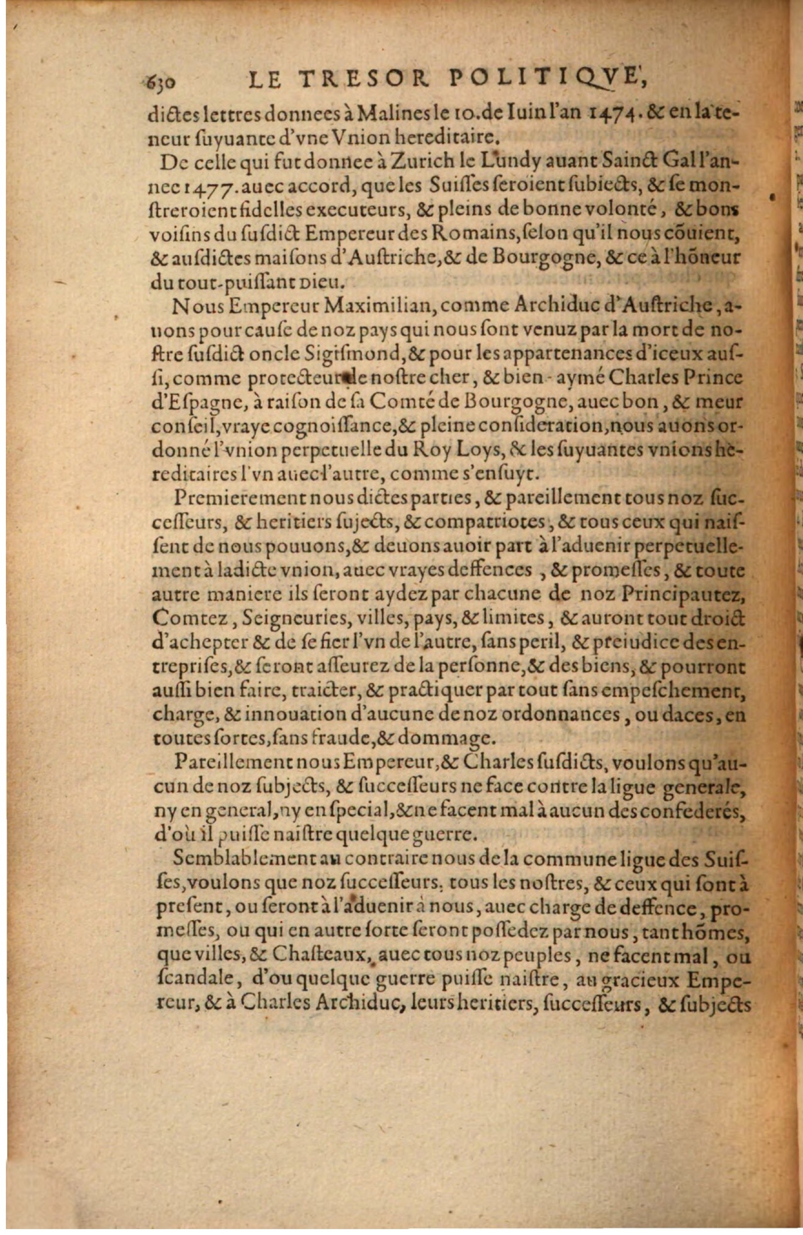 1608 - Thierry Rolin - Trésor politique - Augsbourg