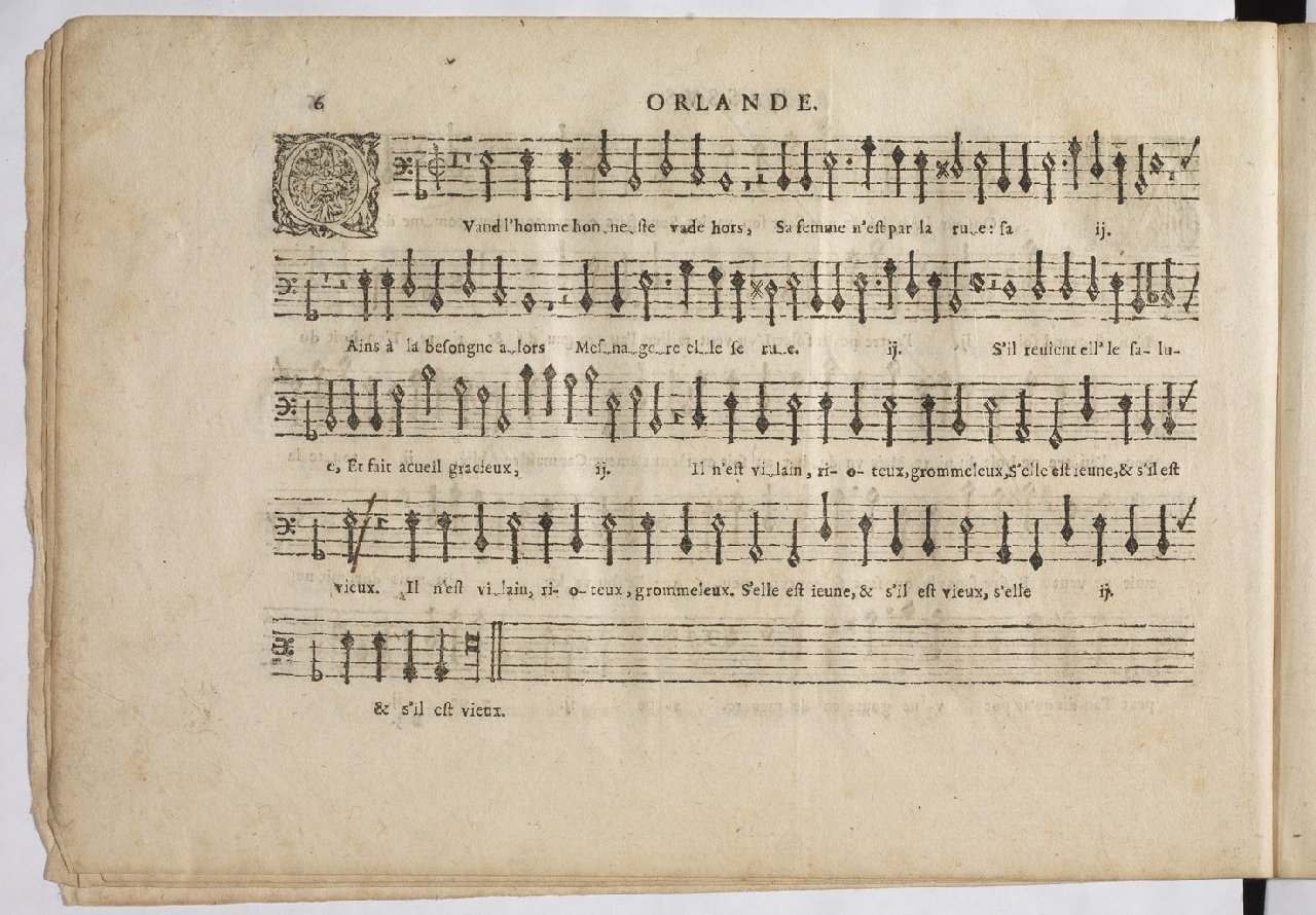 1594 - Paul Marceau - Trésor de musique d&#039;Orlande de Lassus, Superius, Bassus, Tenor, Quinta pars - BnF