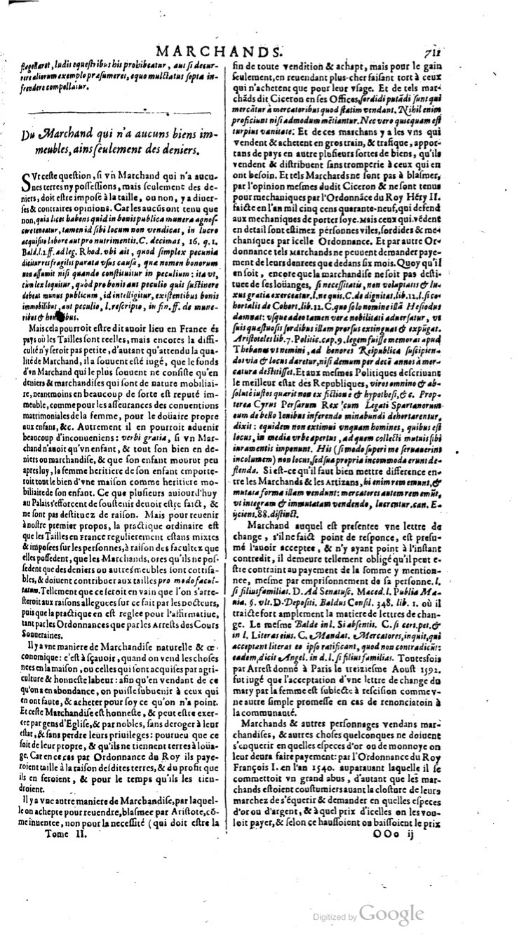 1629 - Veuve Nicolas Buon - Trésor du droit français (29620 T. 2) - BM Lyon