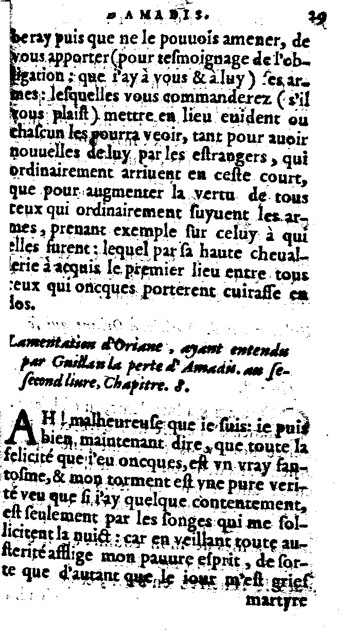 1562 - Jean d’Ogerolles et Gabriel Cotier - Trésor des Amadis - Lucerne 1562 - Jean d’Ogerolles et Gabriel Cotier - Trésor des Amadis - Lucerne