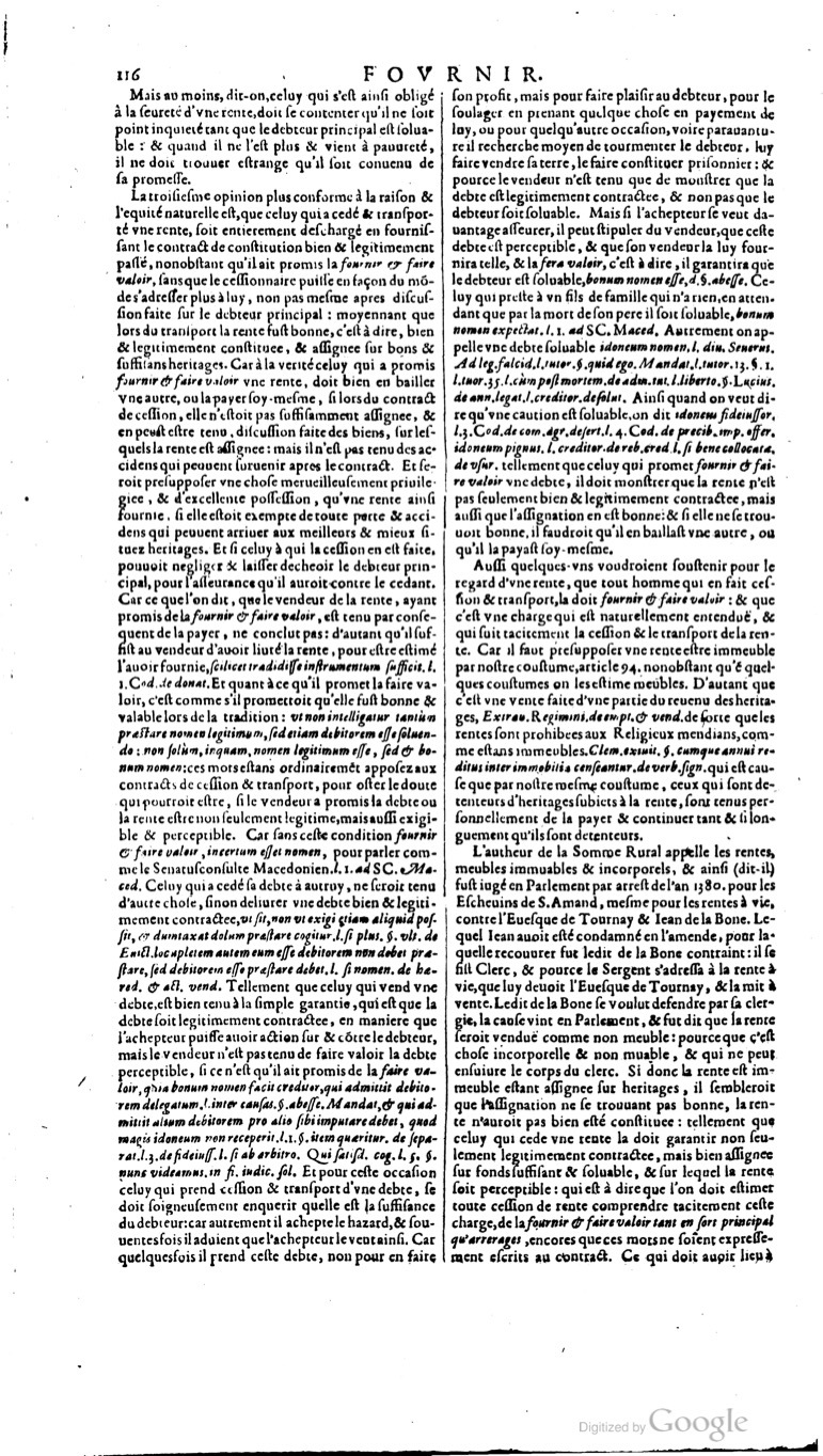 1629 - Veuve Nicolas Buon - Trésor du droit français (29620 T. 2) - BM Lyon