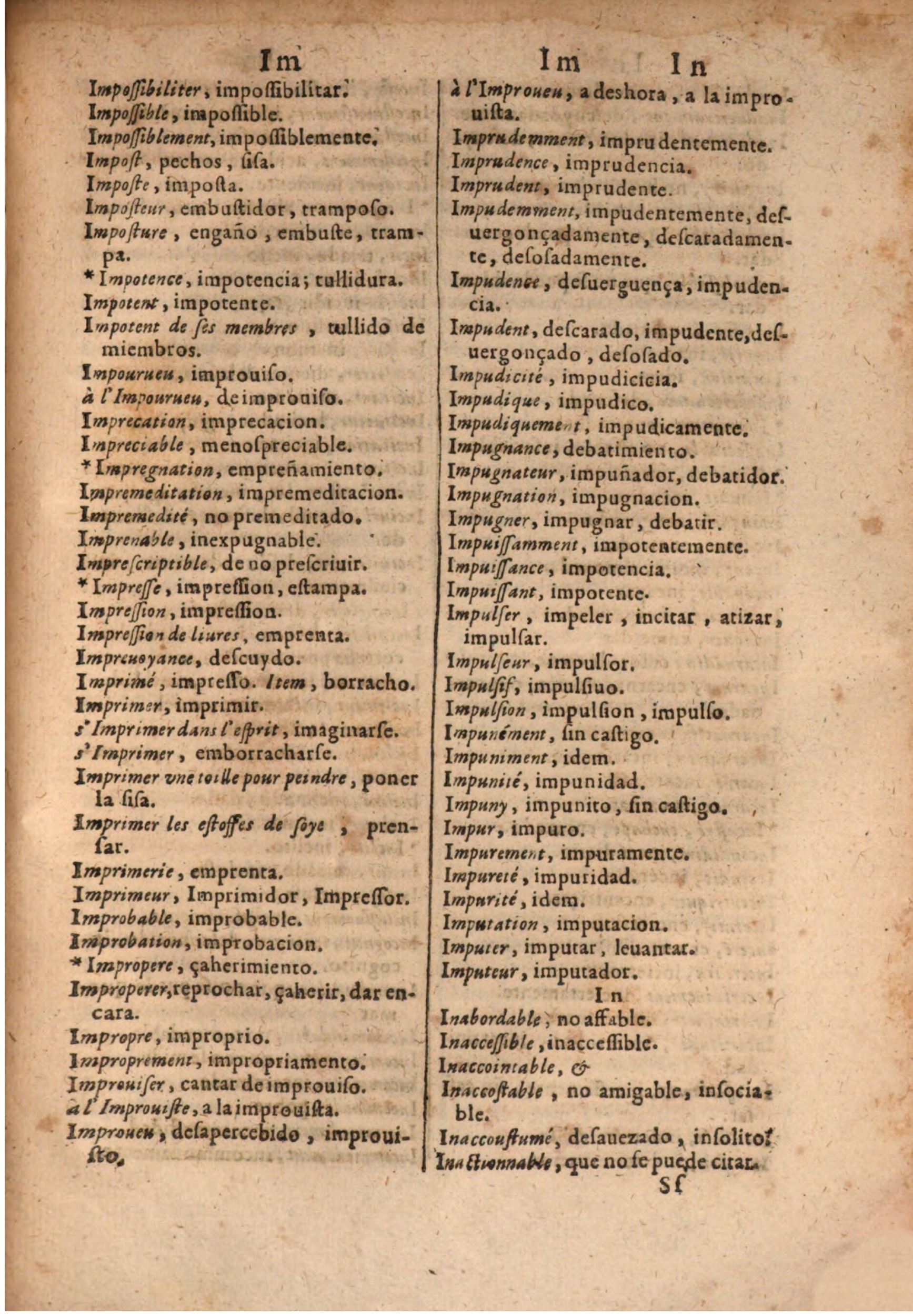 1645 - A. de Sommaville et A. Courbé - Trésor des deux langues espagnole et française (Seconde partie) - BSB Munich 1645 - A. de Sommaville et A. Courbé - Trésor des deux langues espagnole et française (Seconde partie) - BSB Munich