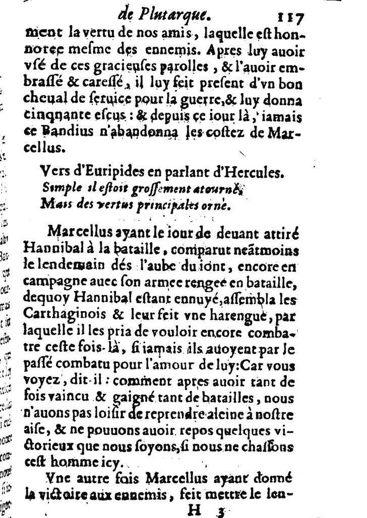 1611 - Pierre Rigaud - Trésor des vies de Plutarque - BM Lyon