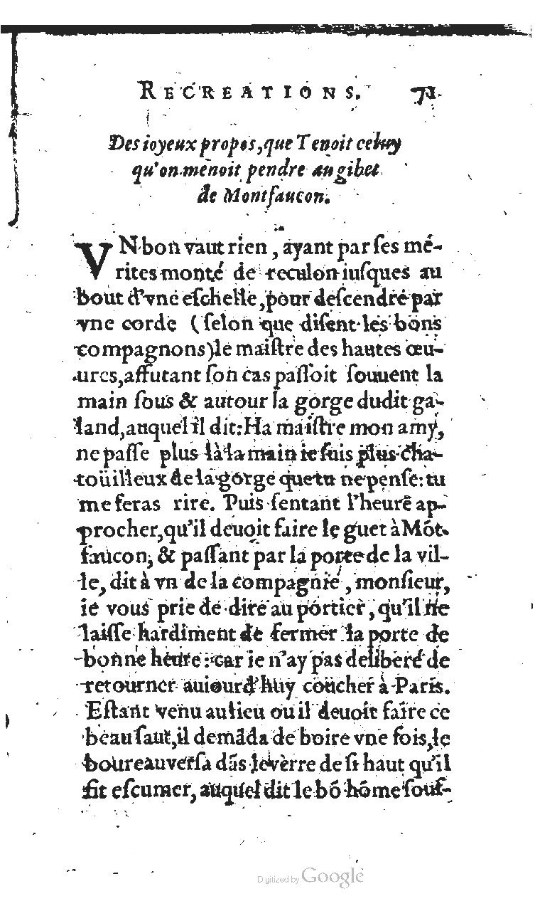 1627 - Jean Delamare - Trésor des récréations - BSB Munich