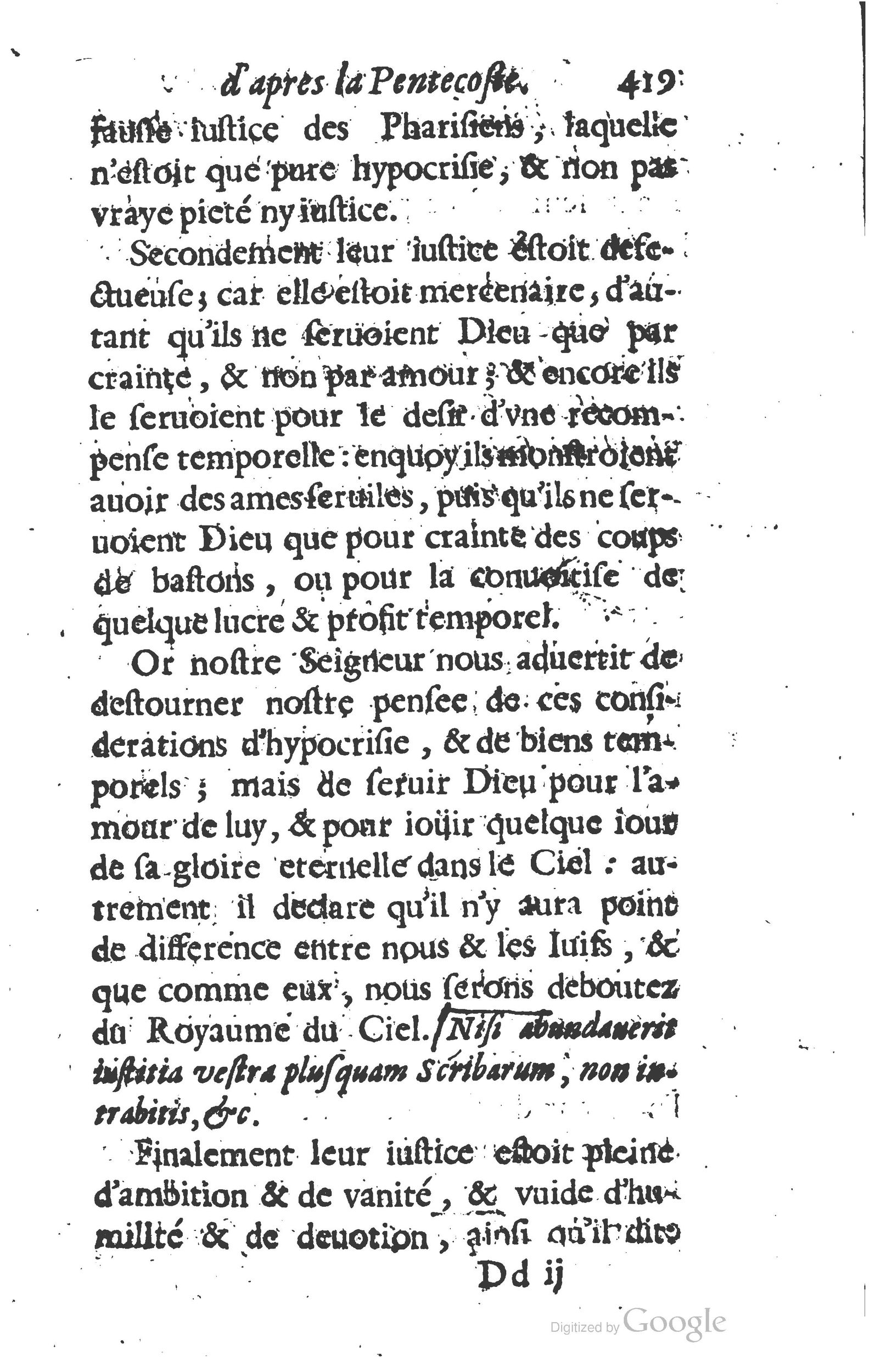 1629 - Manassés de Préaulx - Sermons ou Trésors de la piété chrétienne - BM Lyon