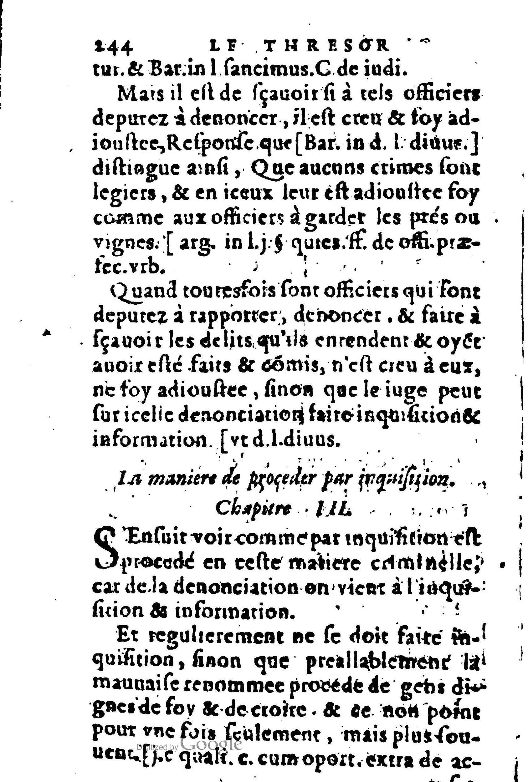 1605 - Pierre Rigaud - Trésor de pratique pour les juges - BM Lyon 1605 - Pierre Rigaud - Trésor de pratique pour les juges - BM Lyon