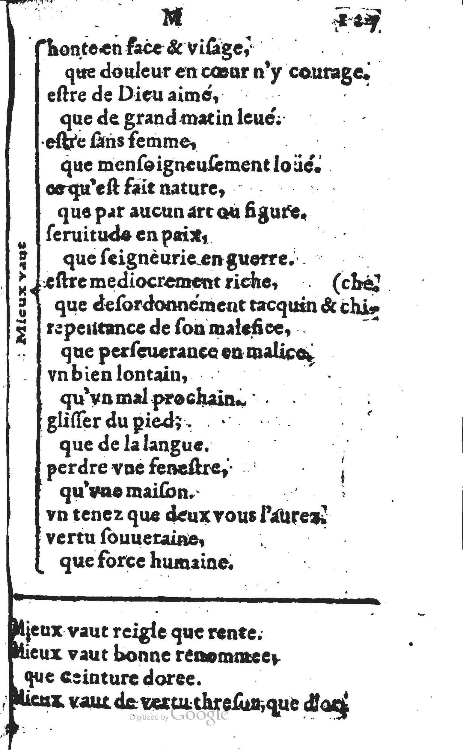 1578 - Nicolas Lescuyer - Trésor des sentences dorées - UGent