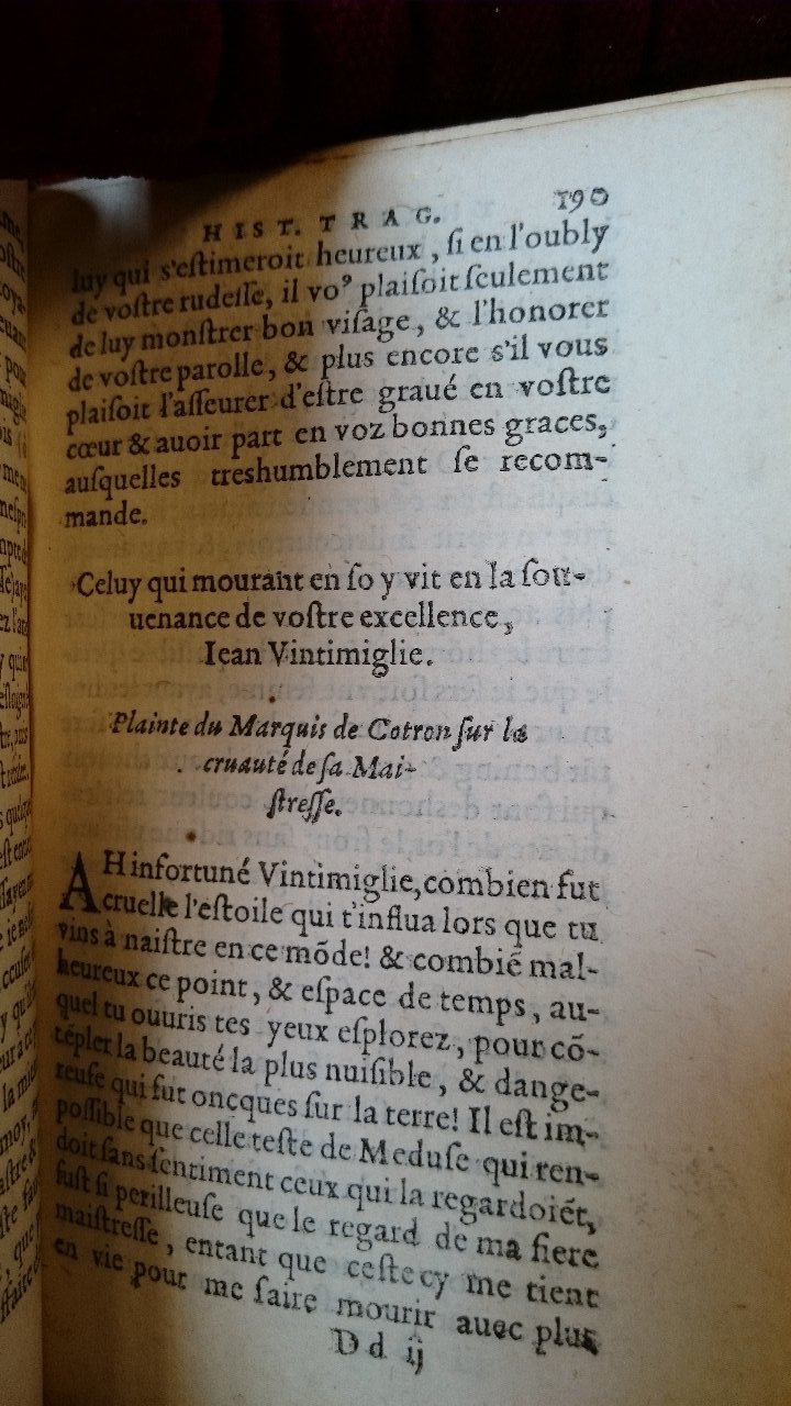 1581 - Pierre Le Voirier et Gervais Mallot - Trésor des histoires tragiques - BnF Richelieu 1581 - Pierre Le Voirier et Gervais Mallot - Trésor des histoires tragiques - BnF Richelieu