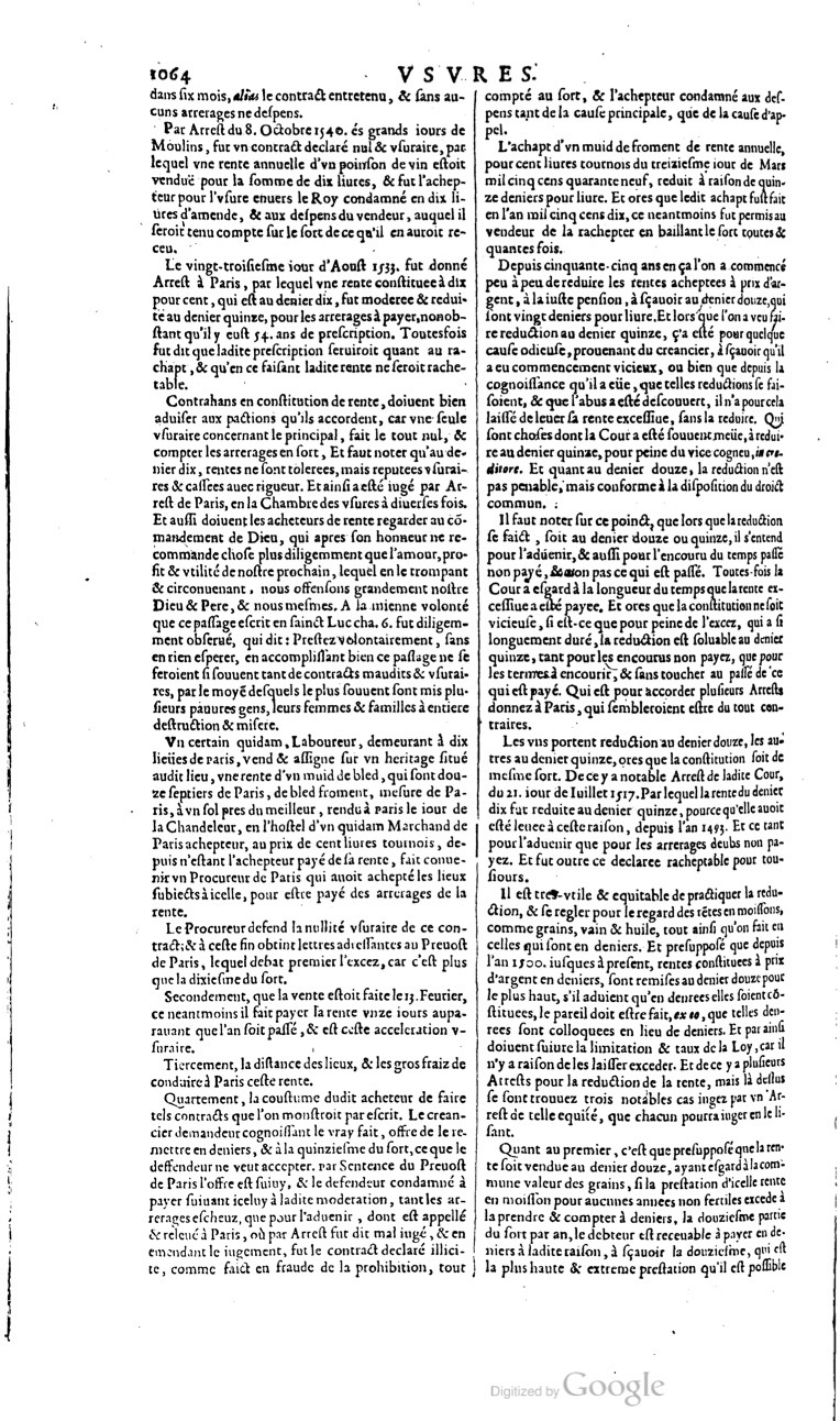 1629 - Veuve Nicolas Buon - Trésor du droit français (21754 T. 3) - BM Lyon