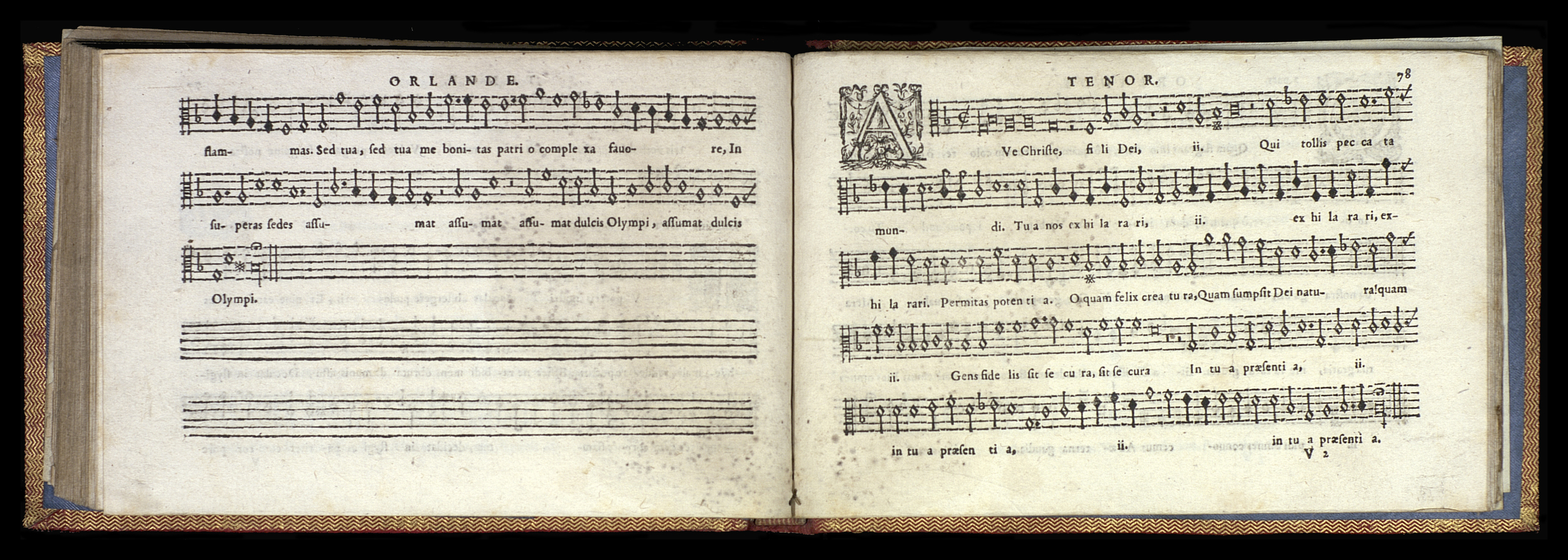 1582 - [Pierre de Saint-André] - Trésor de musique d’Orlande de Lassus Tenor - Mons