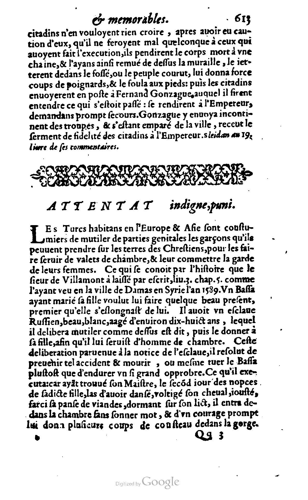 1620 - Samuel Crespin - Trésor d’histoires admirables et mémorables - BCU Lausanne