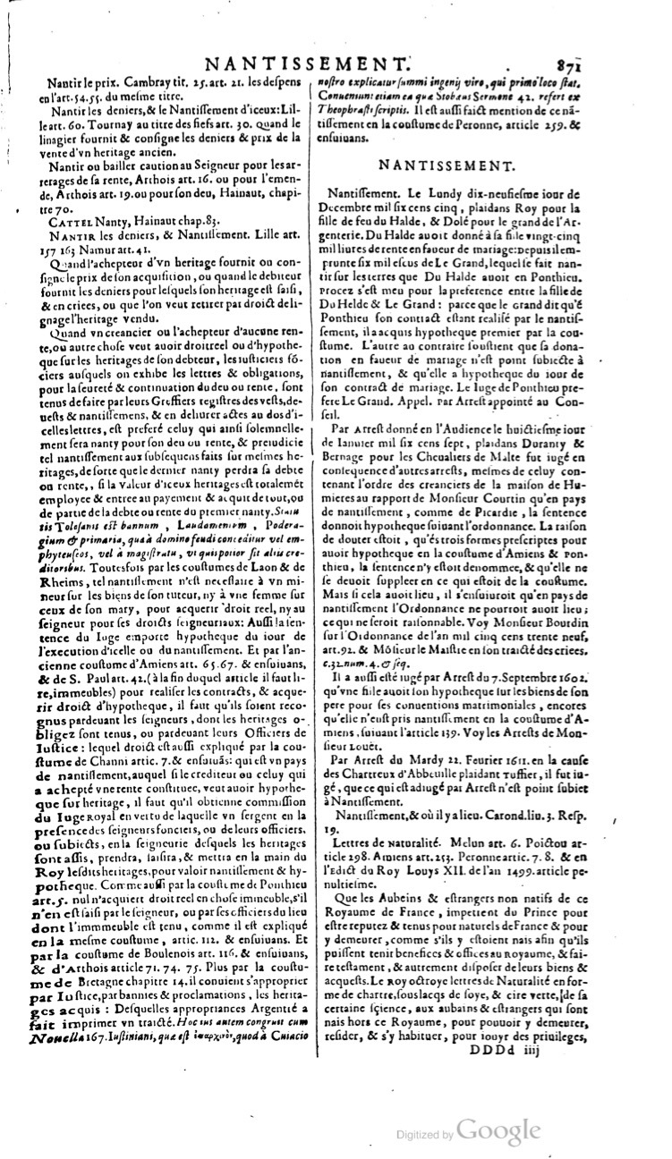 1629 - Veuve Nicolas Buon - Trésor du droit français (21754 T. 2) - BM Lyon