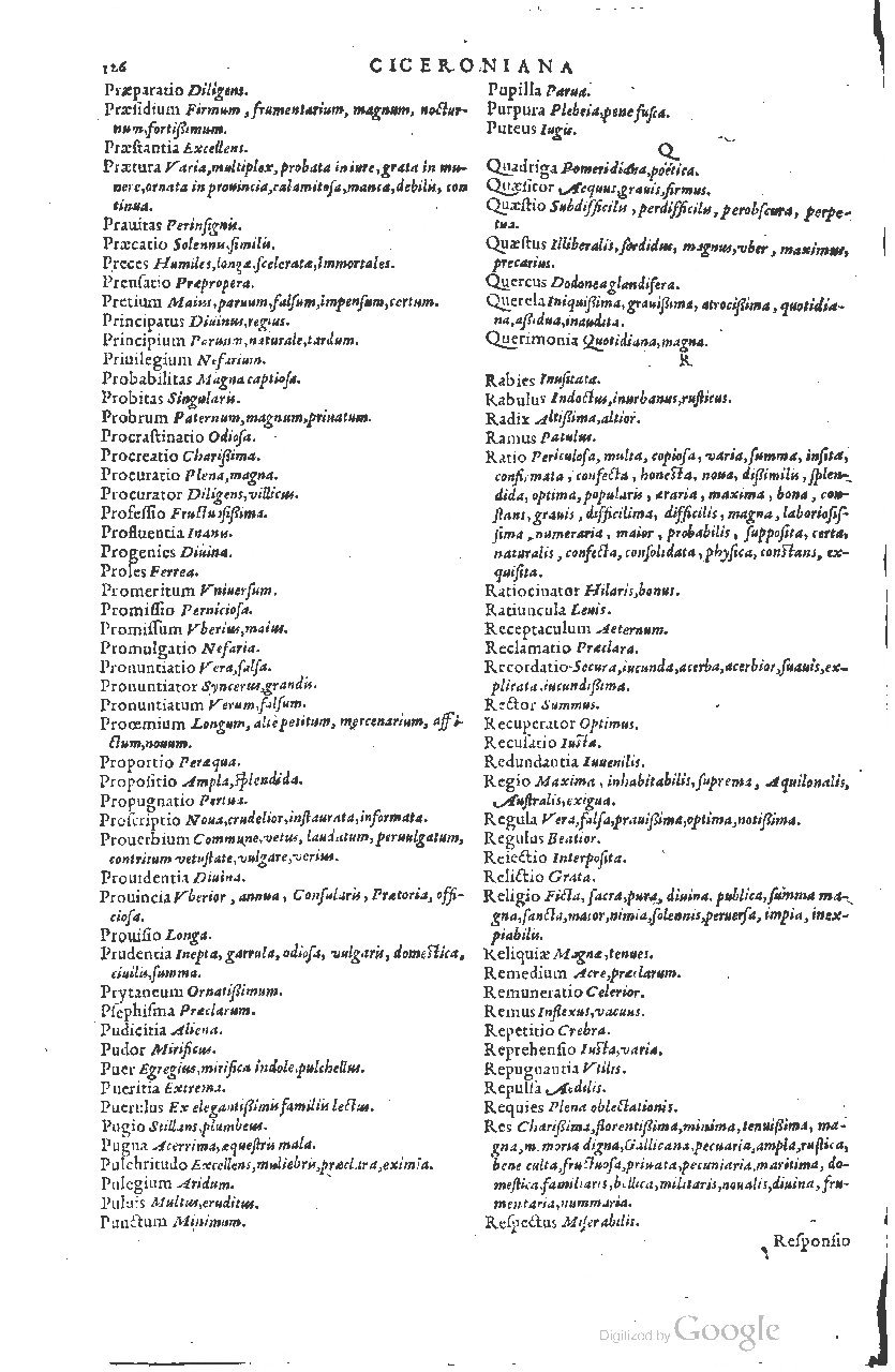 1585 - Simphorianum Beraud et Stephanum Michaëlem - Trésor des mots et traits français - Barcelone