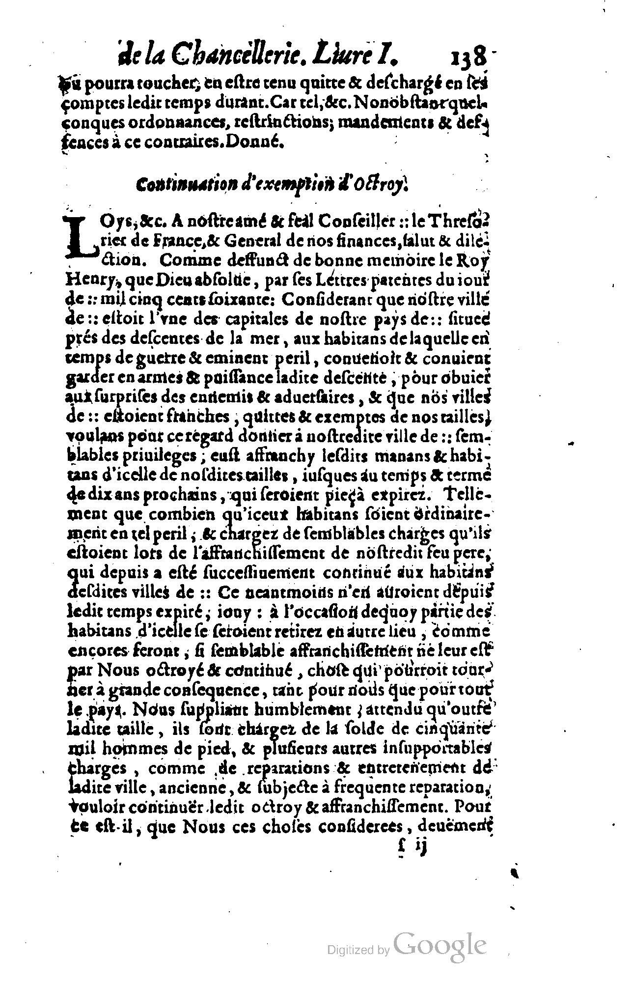 1614 - Jean Richer - Trésor du nouveau style et protocole de la chancellerie de France - BSB Munich
