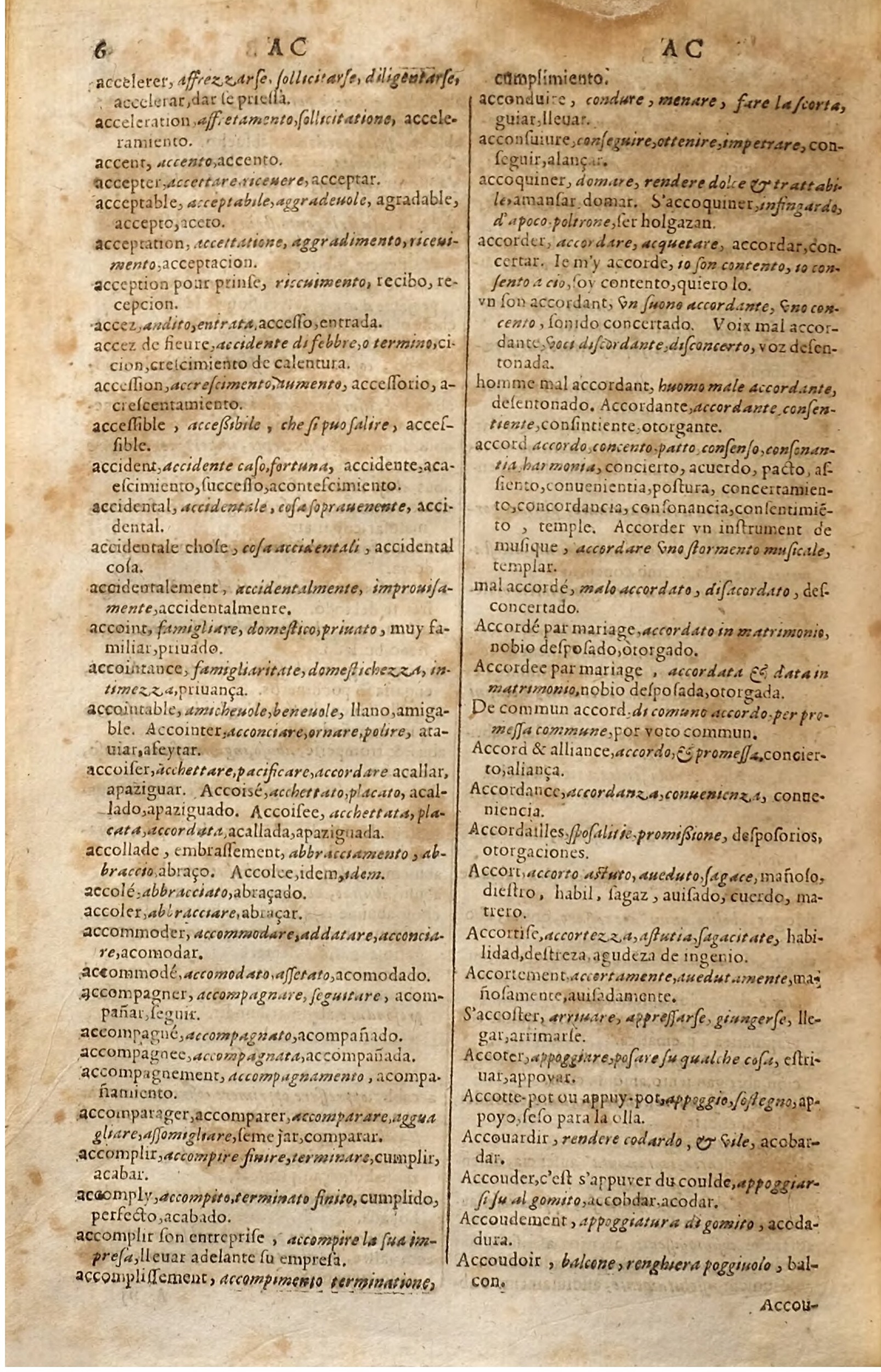 1627 - Jacques Crespin - Trésor des trois langues (Seconde partie) - Regensburg