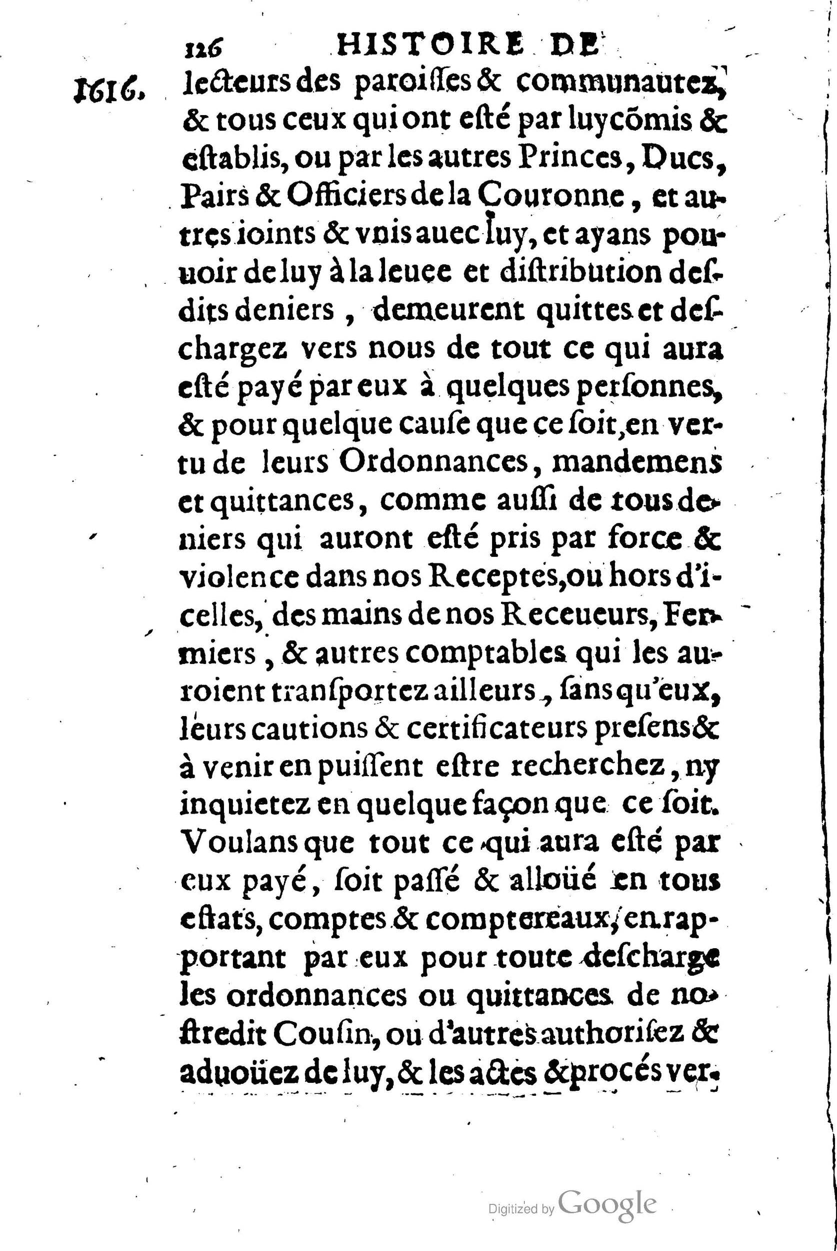 1623 - Joseph Bouillerot - Trésor de l’histoire générale de notre temps - BM Lyon