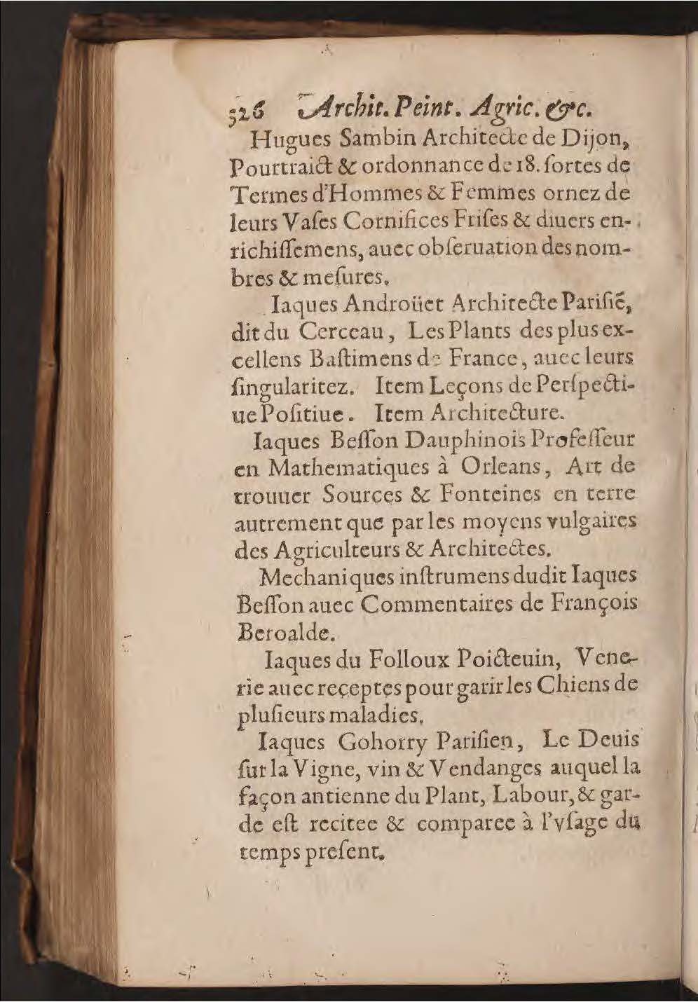 1602 - François Jacquin - Trésor des bons esprits français - BnF Arsenal