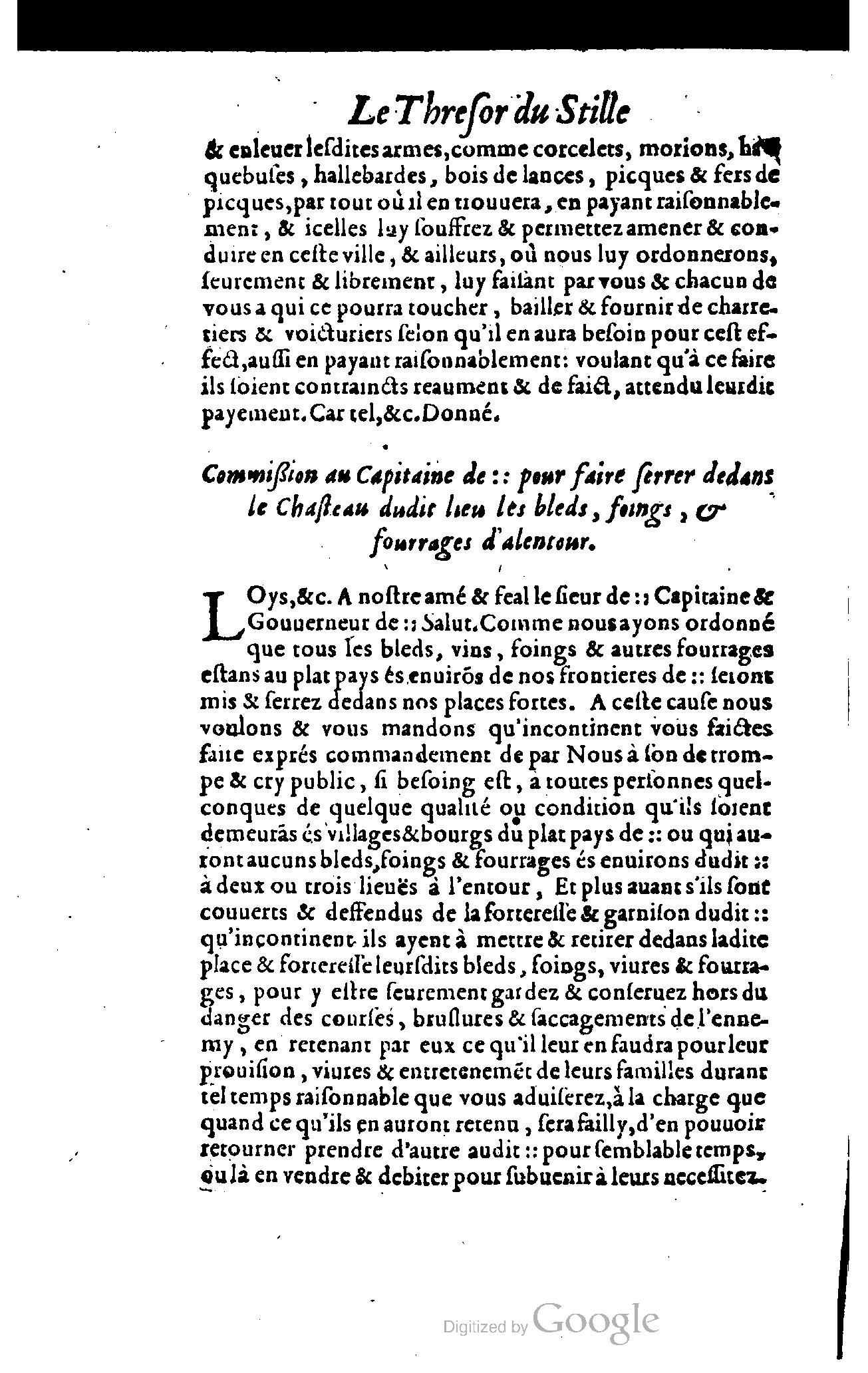 1614 - Jean Richer - Trésor du nouveau style et protocole de la chancellerie de France - BSB Munich