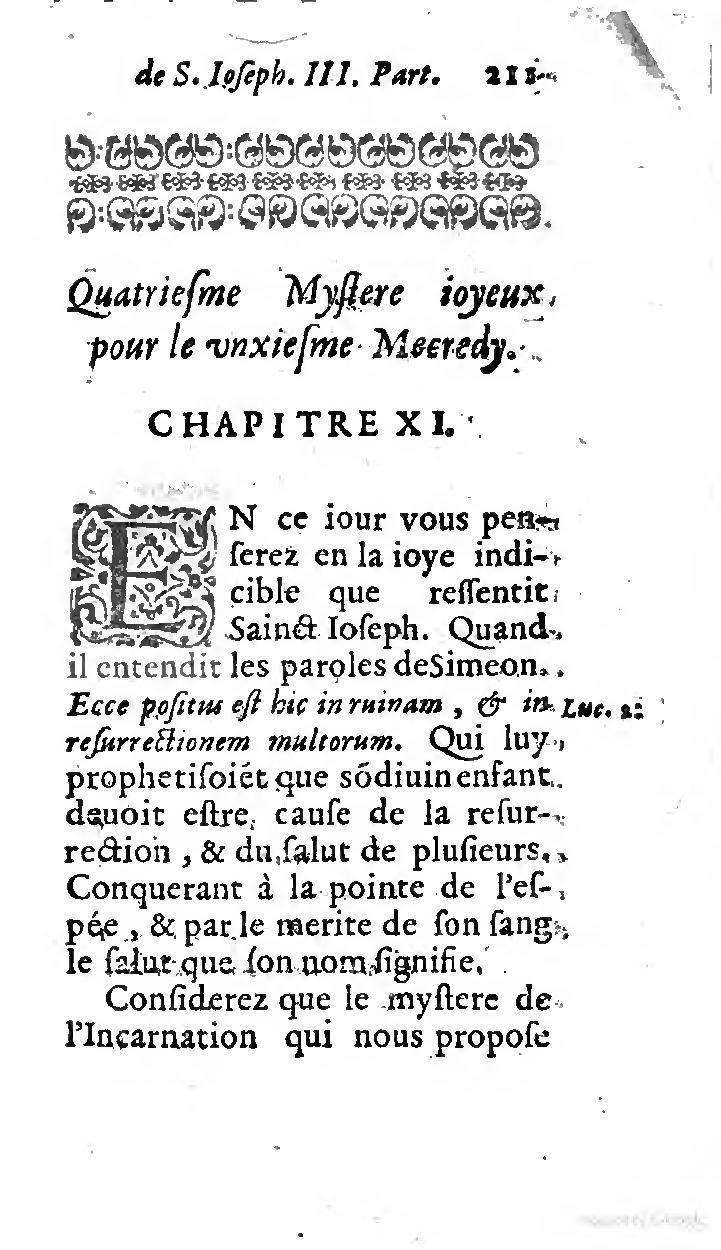 1646 - Jean Piot - Trésor inestimable de Saint-Joseph - BNC Rome