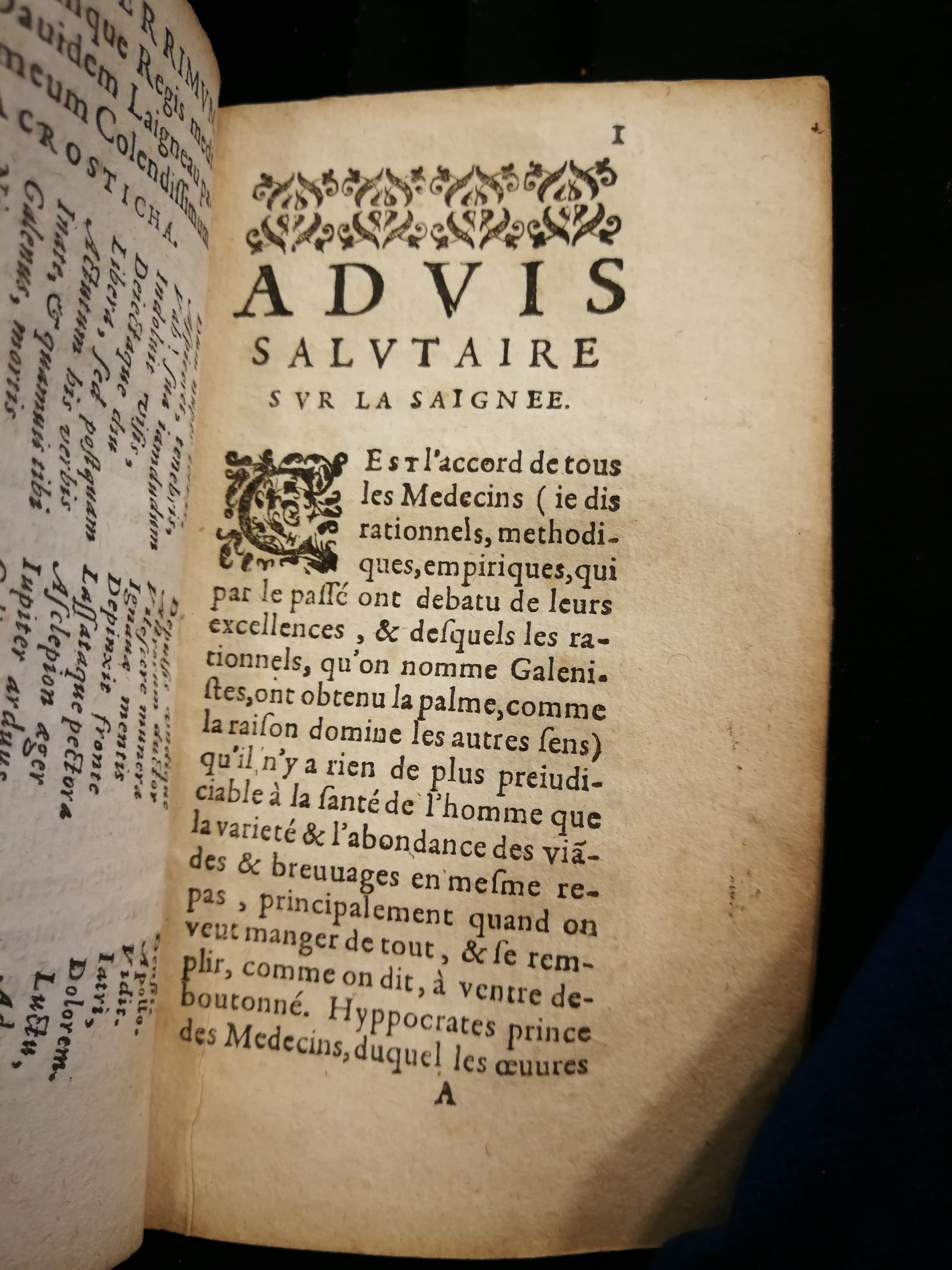 1624 - Jean Moreau - Conservation du trésor de la santé - Les Méjanes, Aix-en-Provence