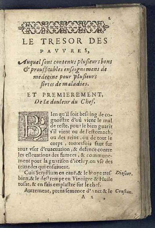 1590 - Benoît Rigaud - Trésor des pauvres - Mucem 1590 - Benoît Rigaud - Trésor des pauvres - Mucem