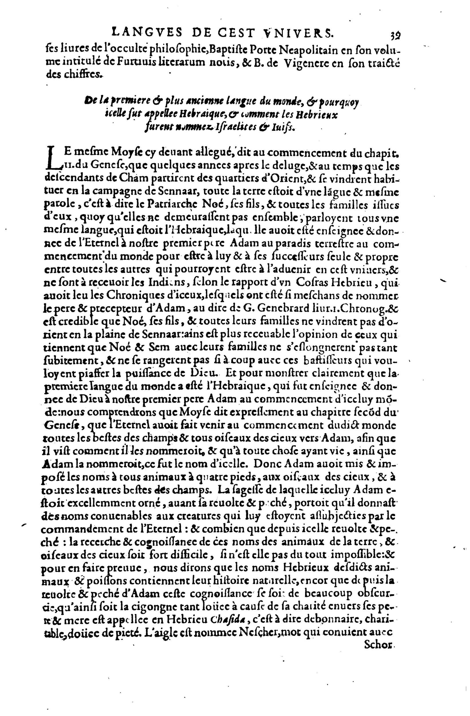 1619 - SHC - Trésor de l’histoire des langues de cet univers - BSB Munich