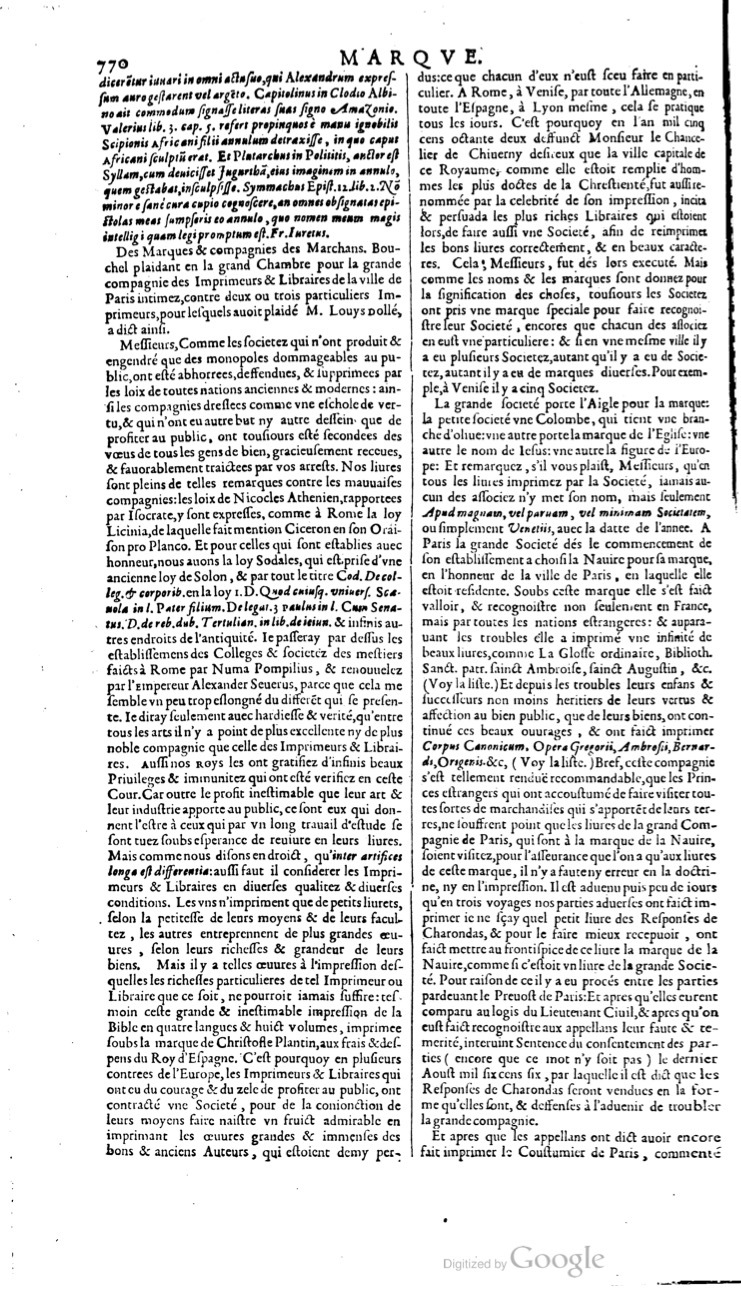 1629 - Veuve Nicolas Buon - Trésor du droit français (21754 T. 2) - BM Lyon