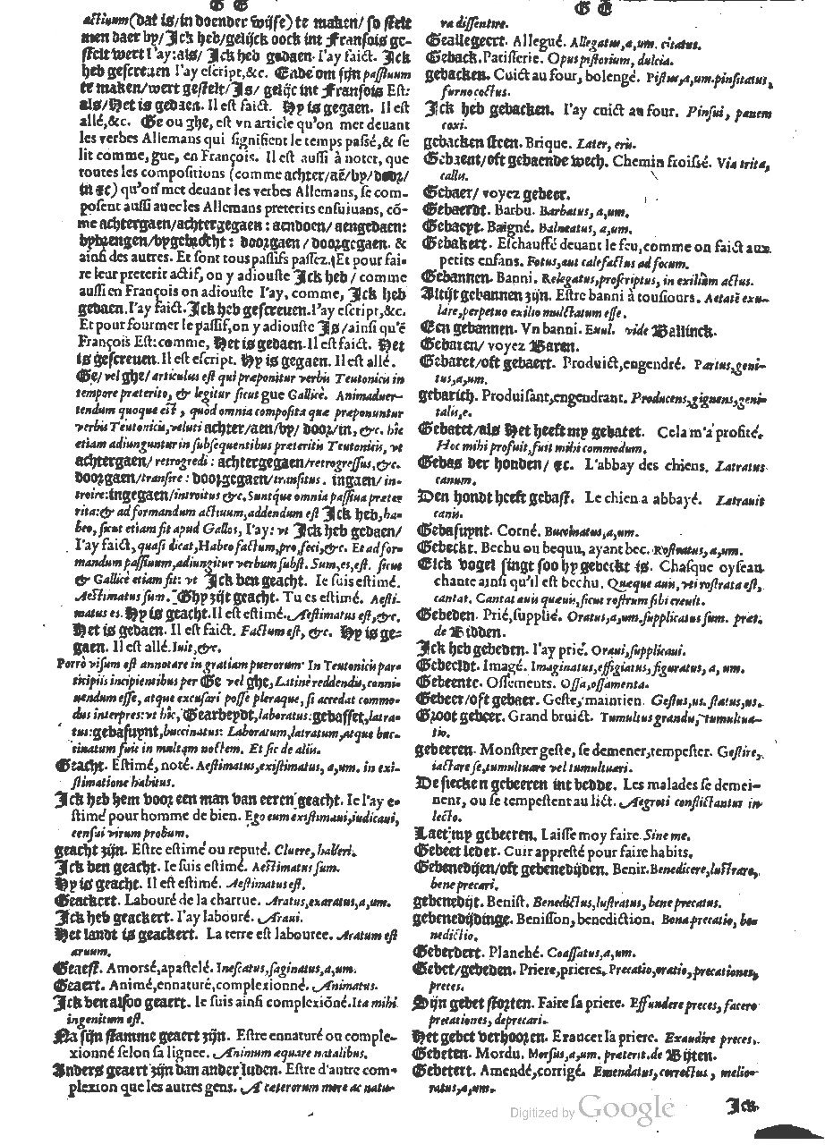 1573 - Christophe Plantin - Trésor du langage bas-allemand - BM Lyon 1573 - Christophe Plantin - Trésor du langage bas-allemand - BM Lyon