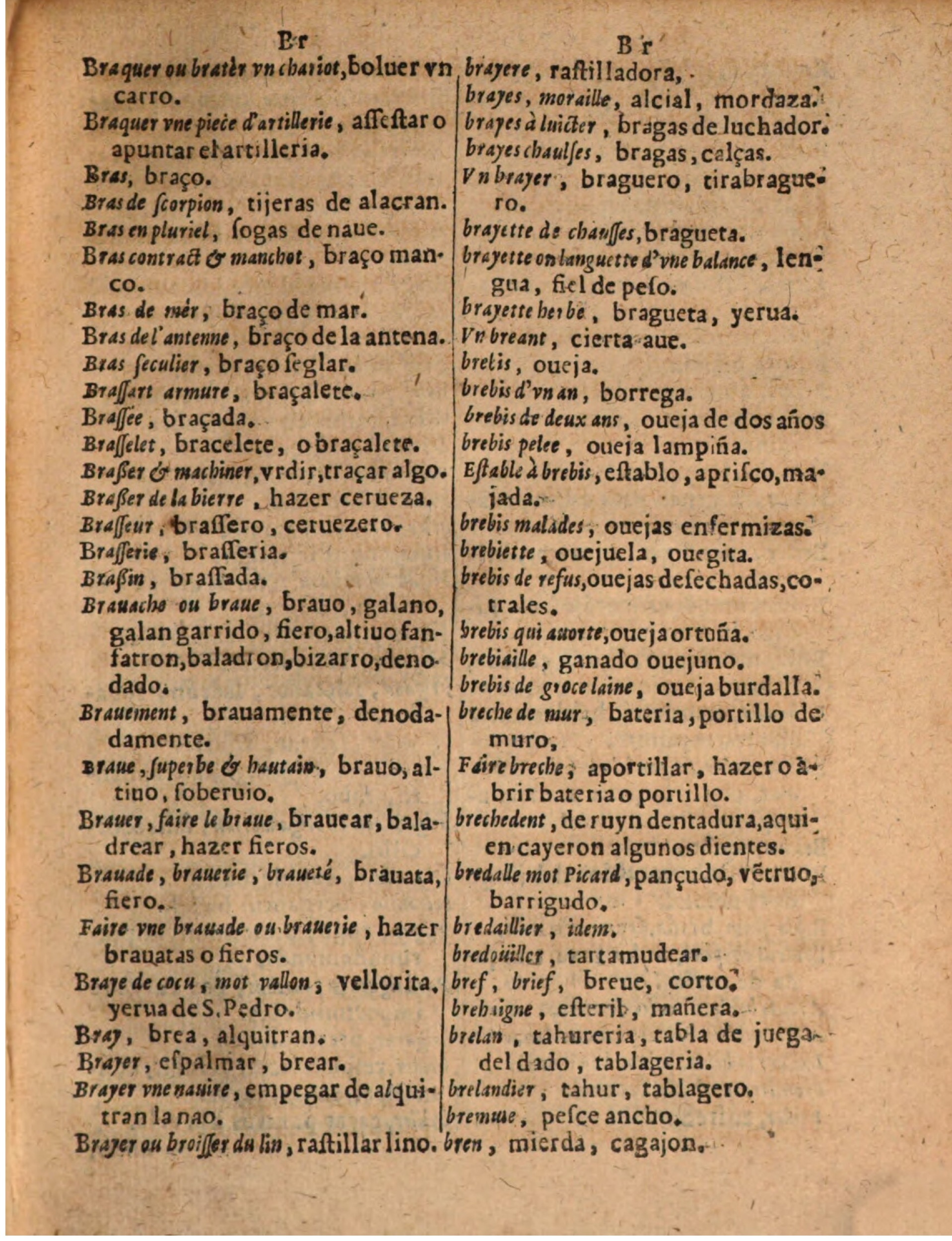 1624 - Hubert Antoine - Trésor des deux langues espagnole et française (Seconde partie) - BSB Munich